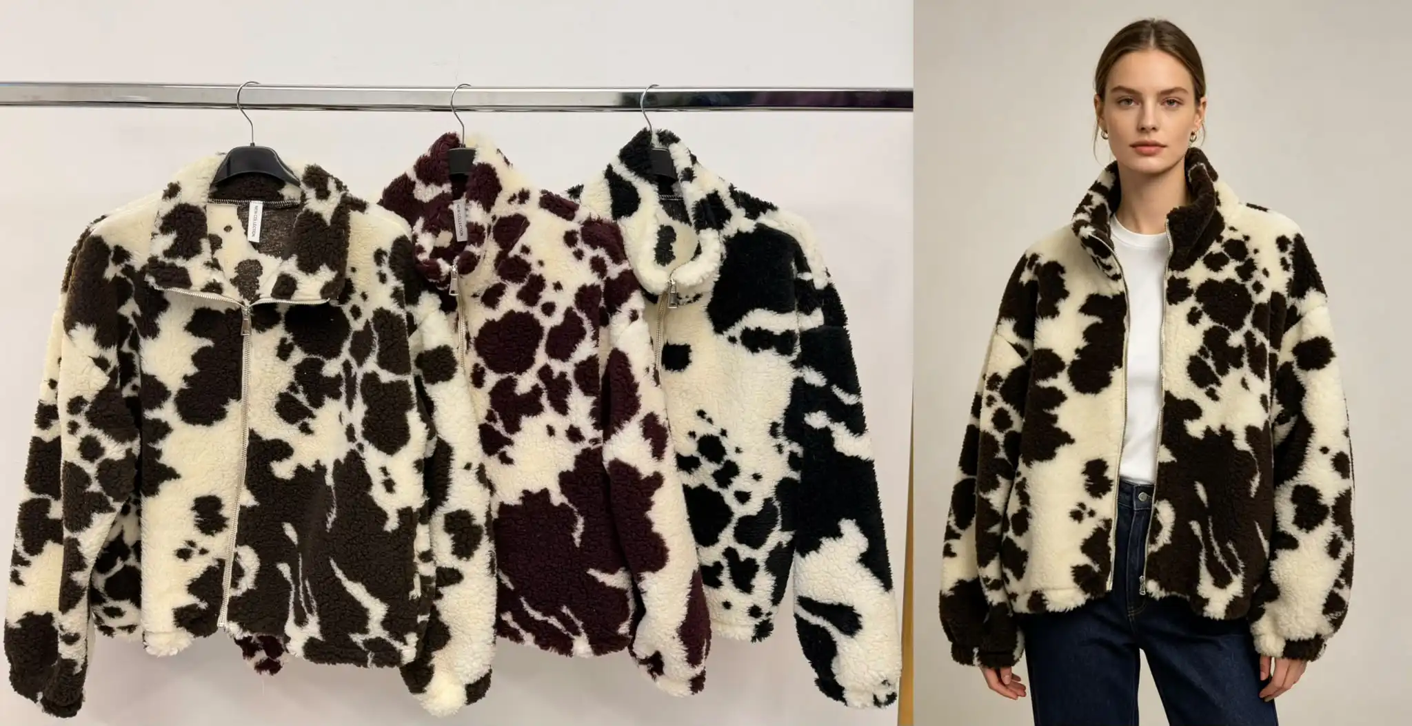 Kurtka Oversize z Półgolfem