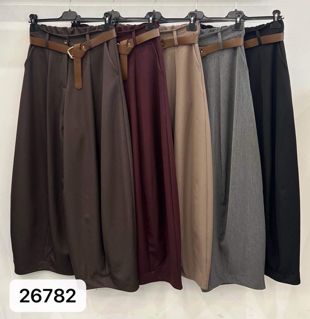 Spodnie Wide Leg z Plisami