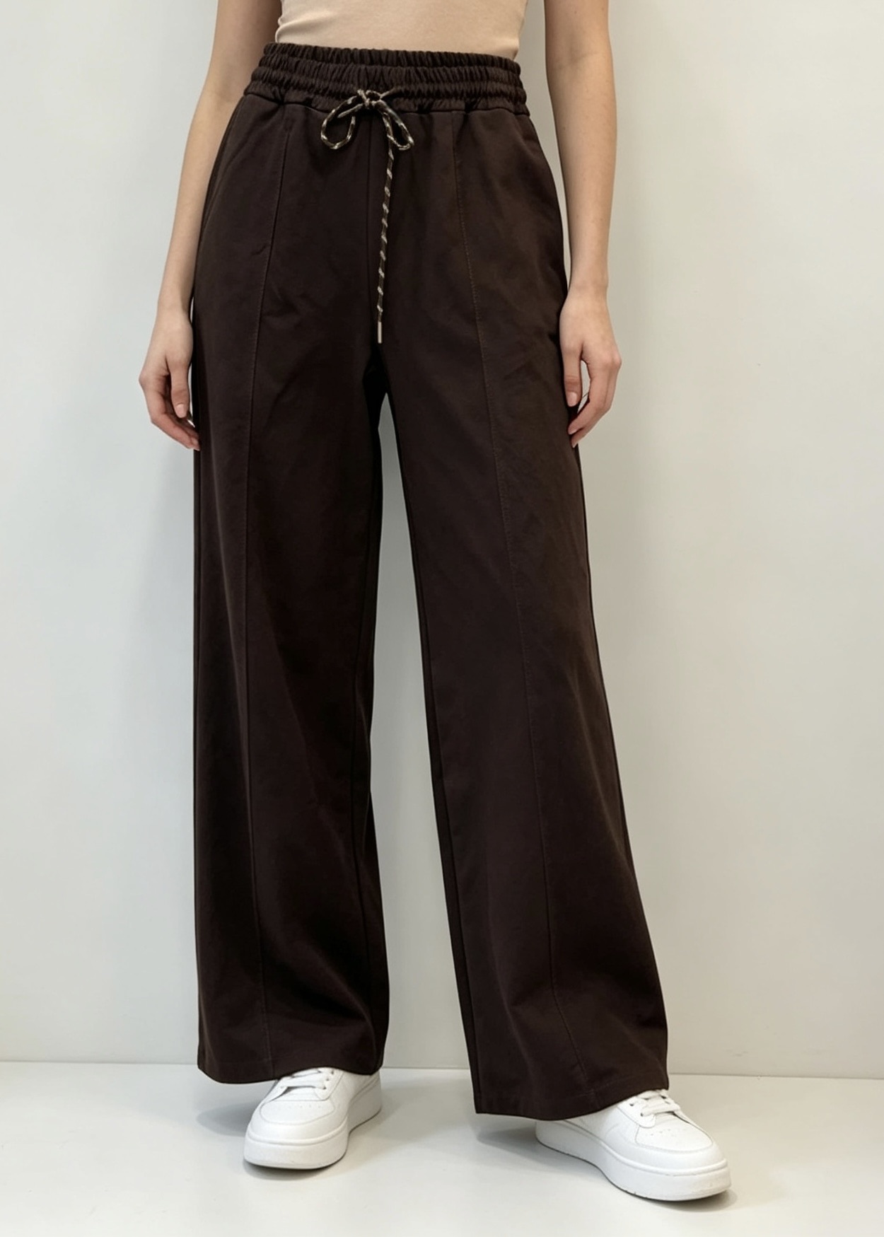 Spodnie Wide Leg z Gumką