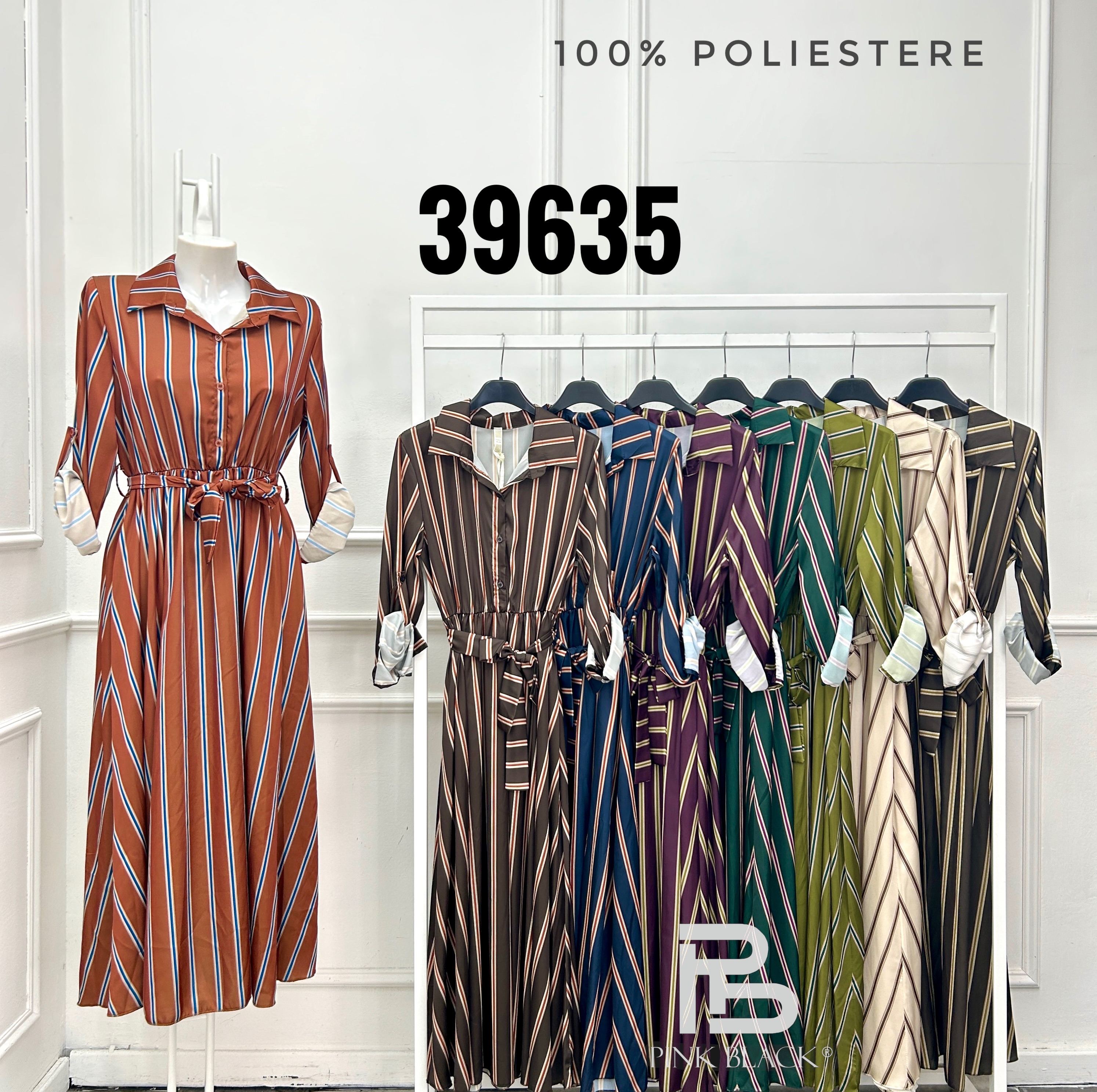 Sukienka Koszulowa Midi A-line