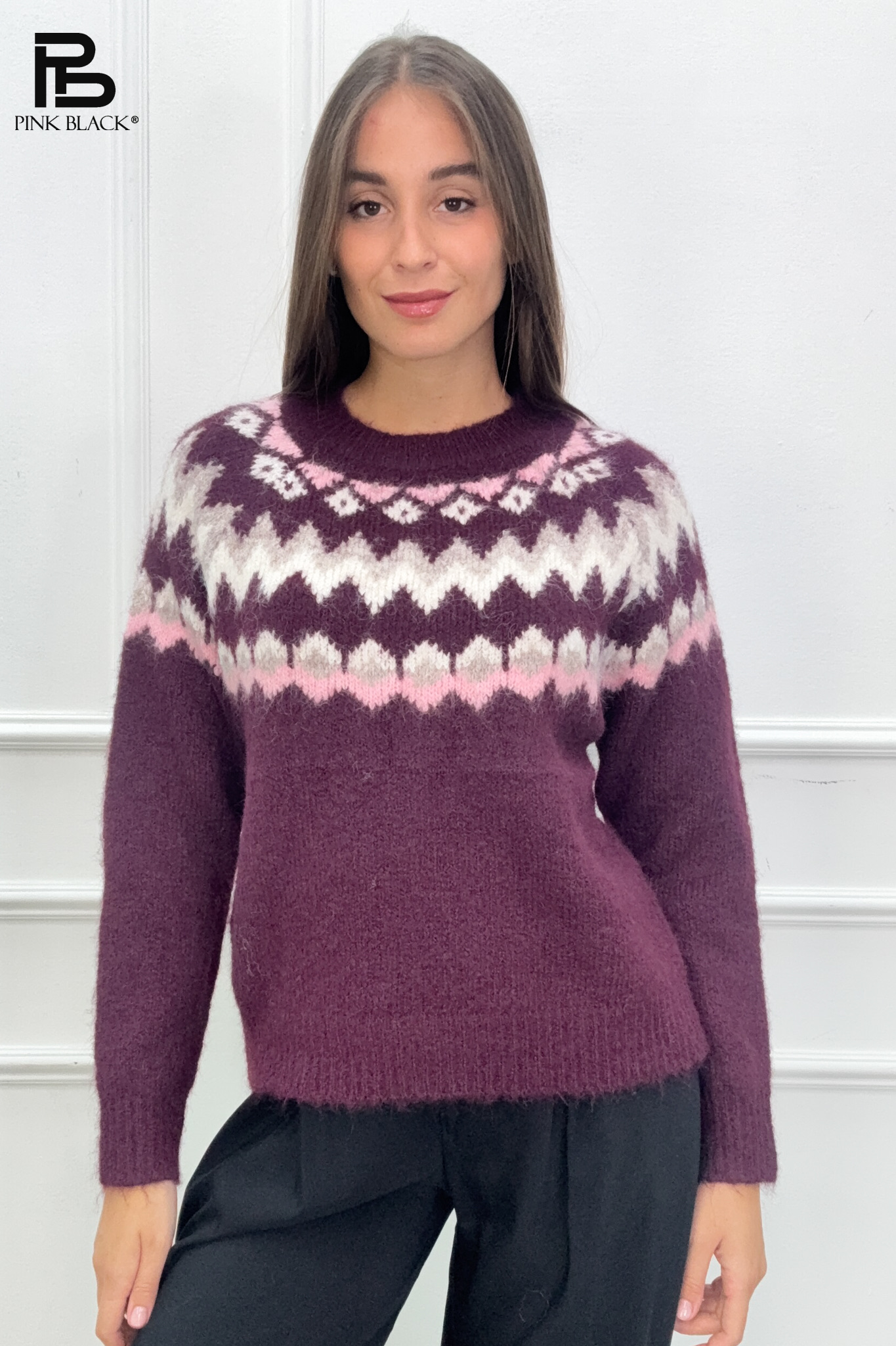 Sweter Puchaty z Karczkiem