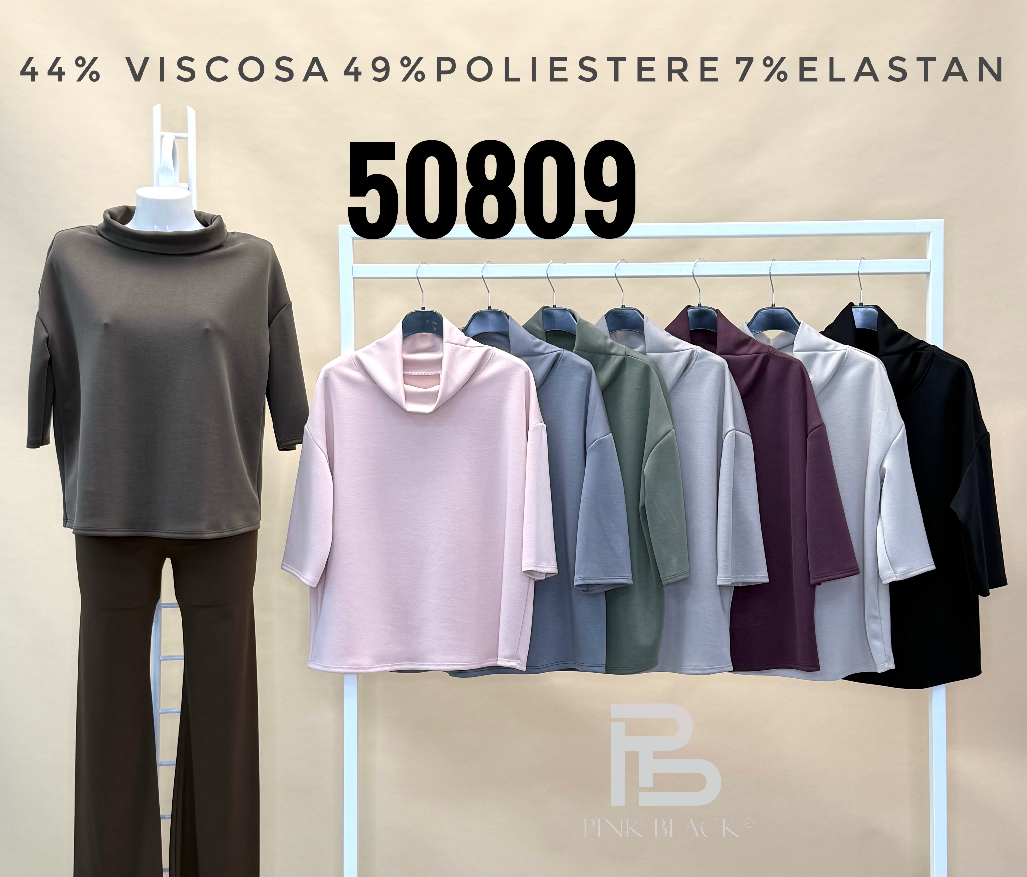 Bluzka Luźny Krój Woda
