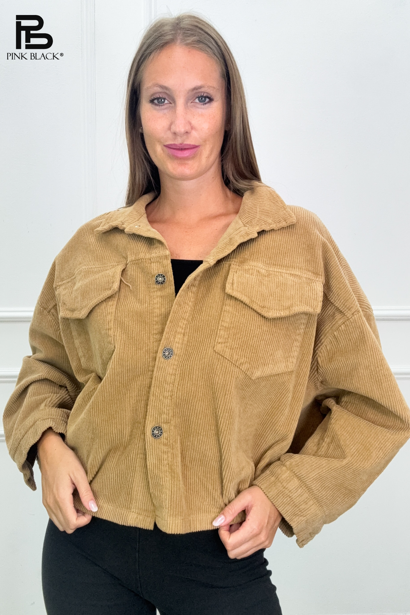 Kurtka Oversize Z Kołnierzykiem