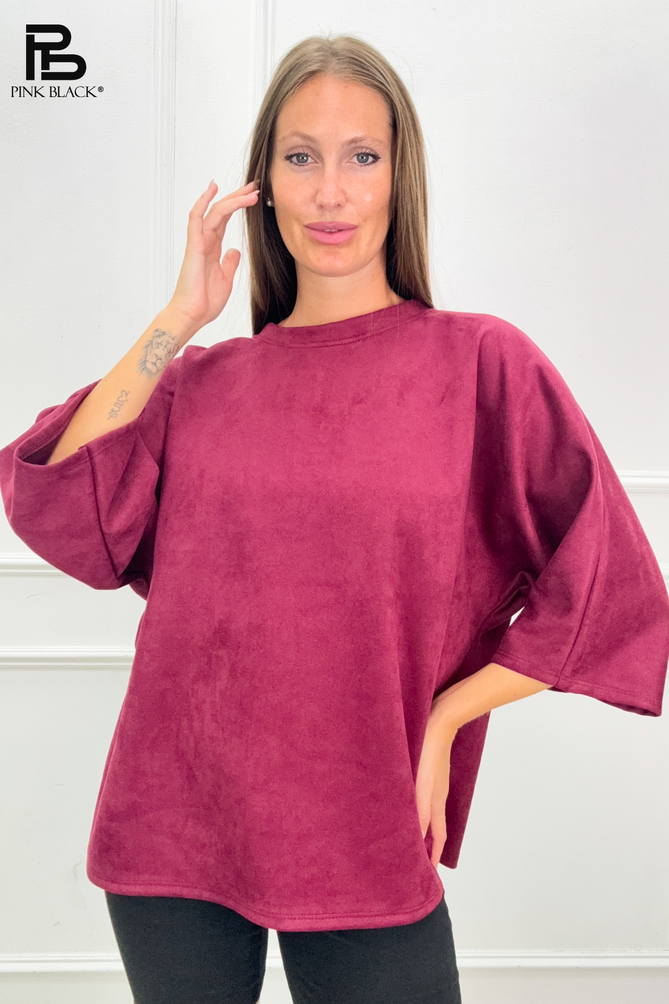 Koszulka Oversize Welurowa
