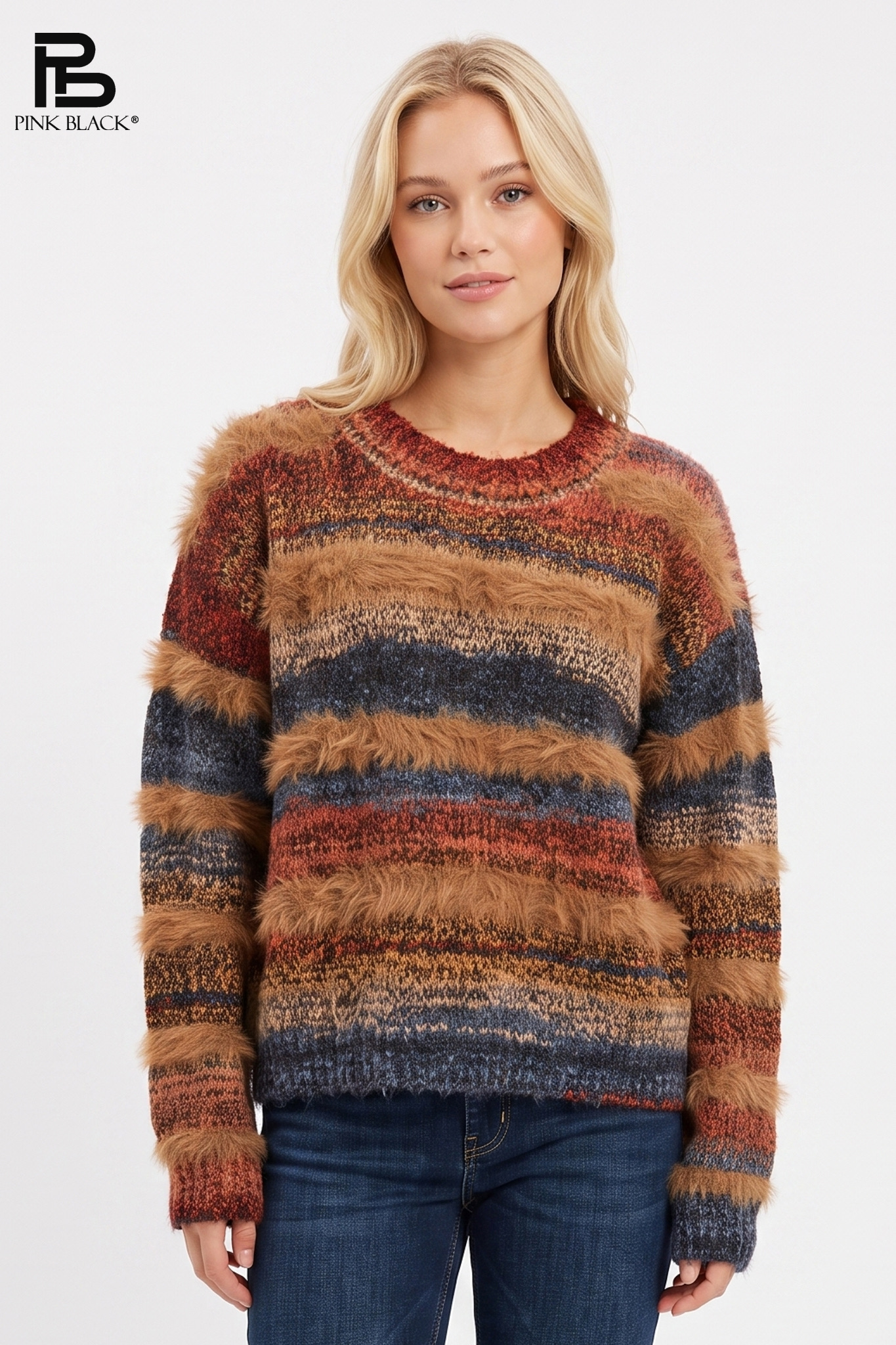 Sweter Regular Paski
