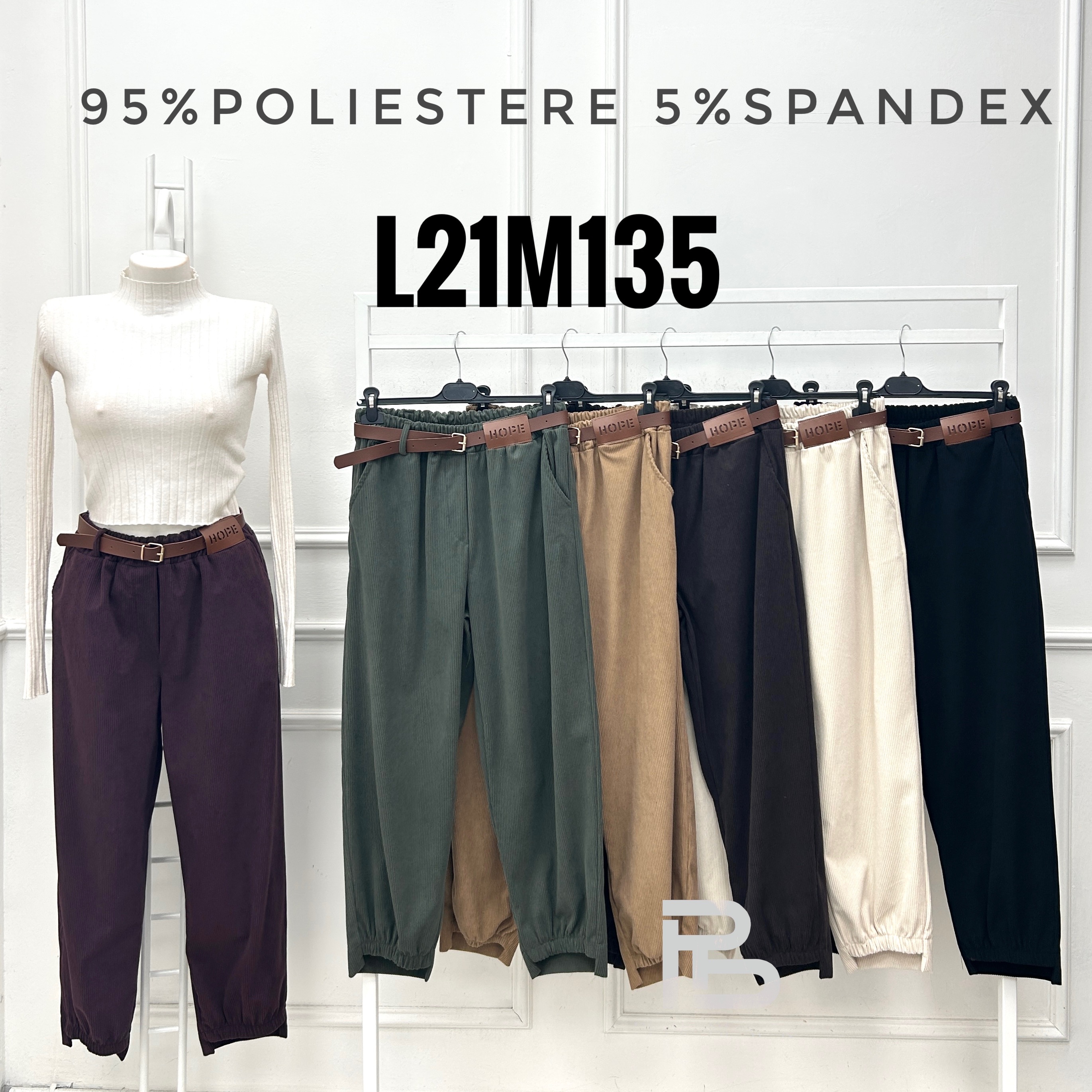 Spodnie Joggery Wysoki Stan