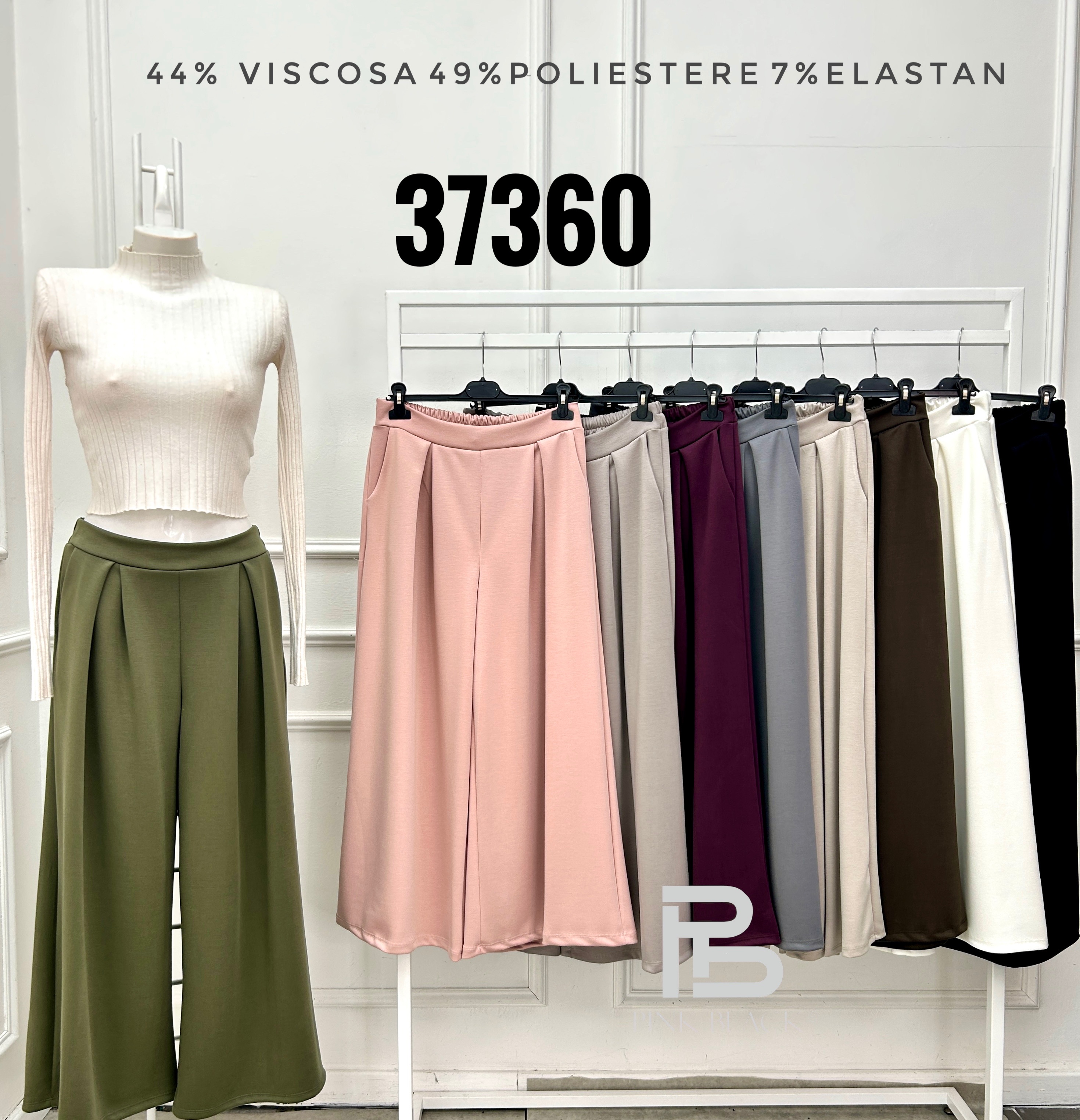 Spodnie Culotte Rozszerzane