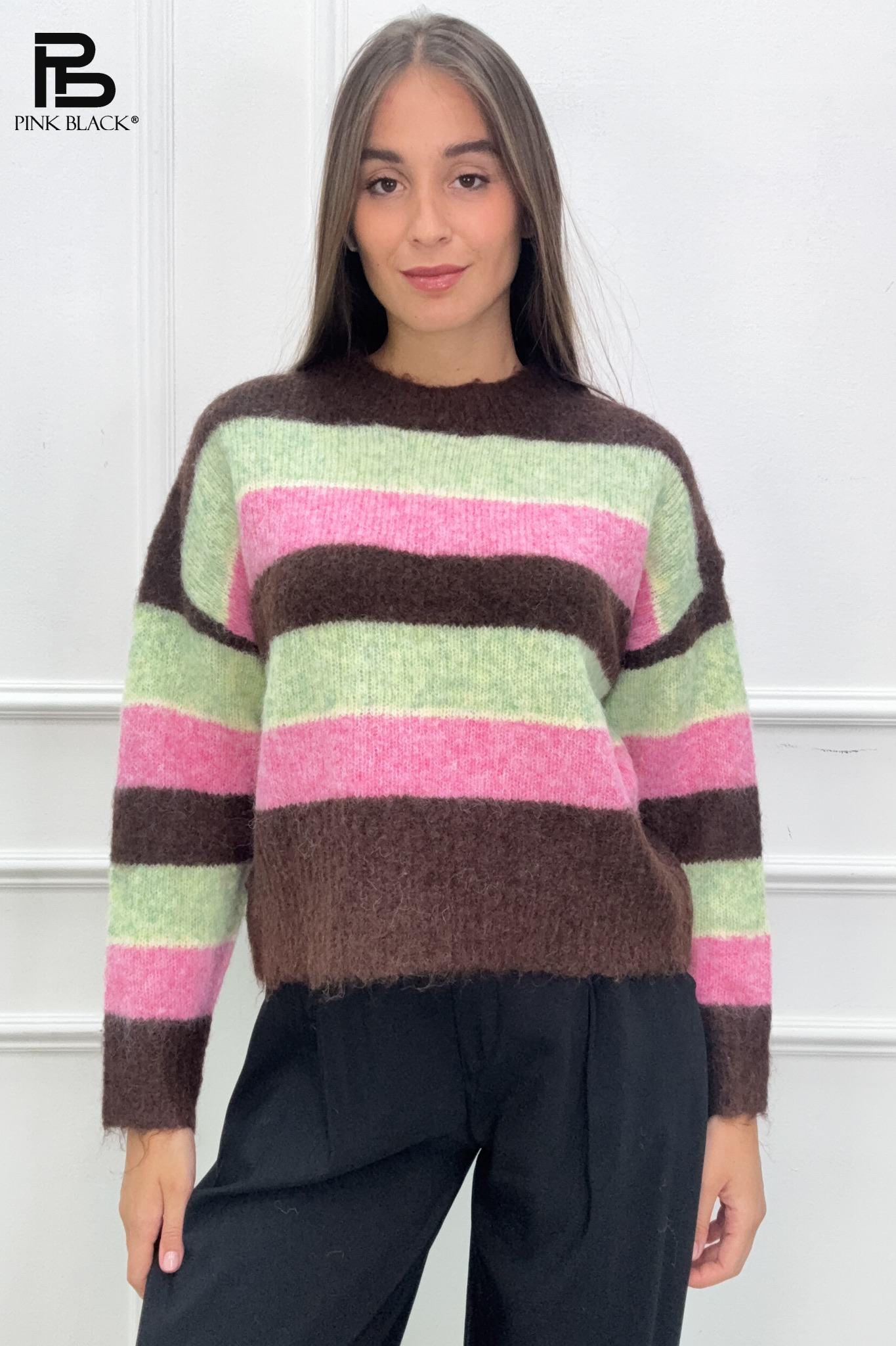 Sweter Luźny Okrągły
