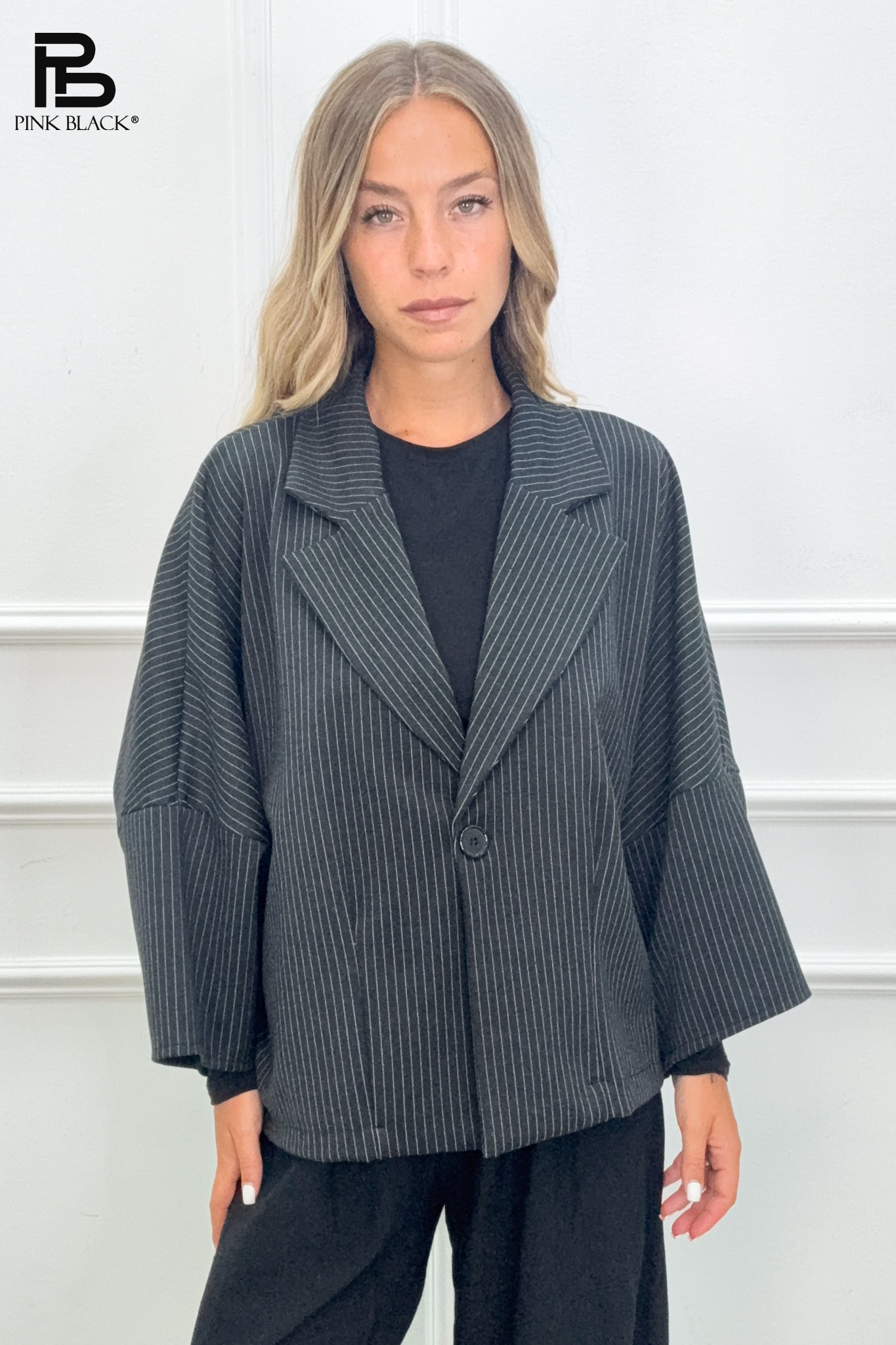 Marynarka Oversize z Paskami