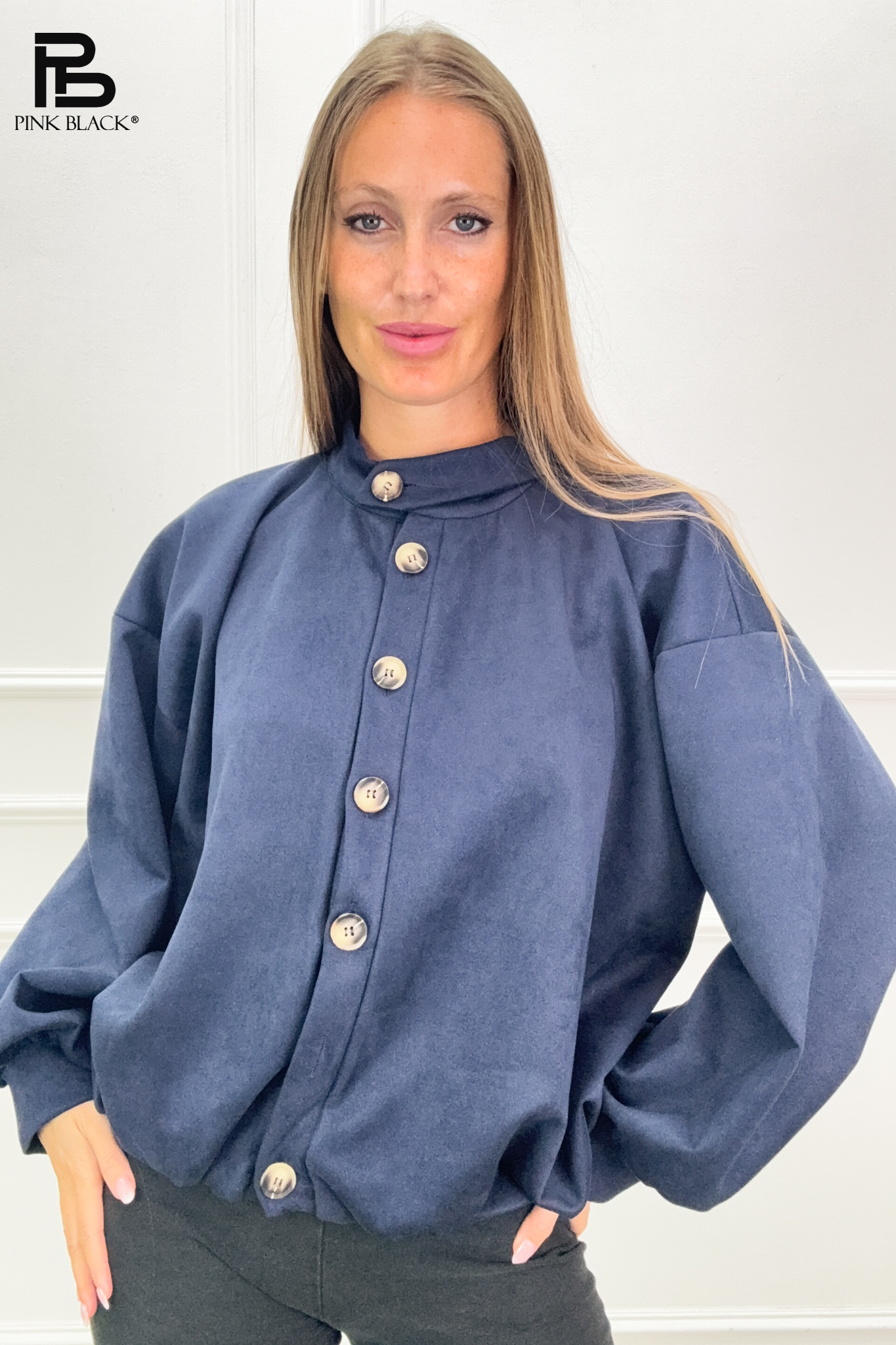 Kurtka Oversize z Półgolfem