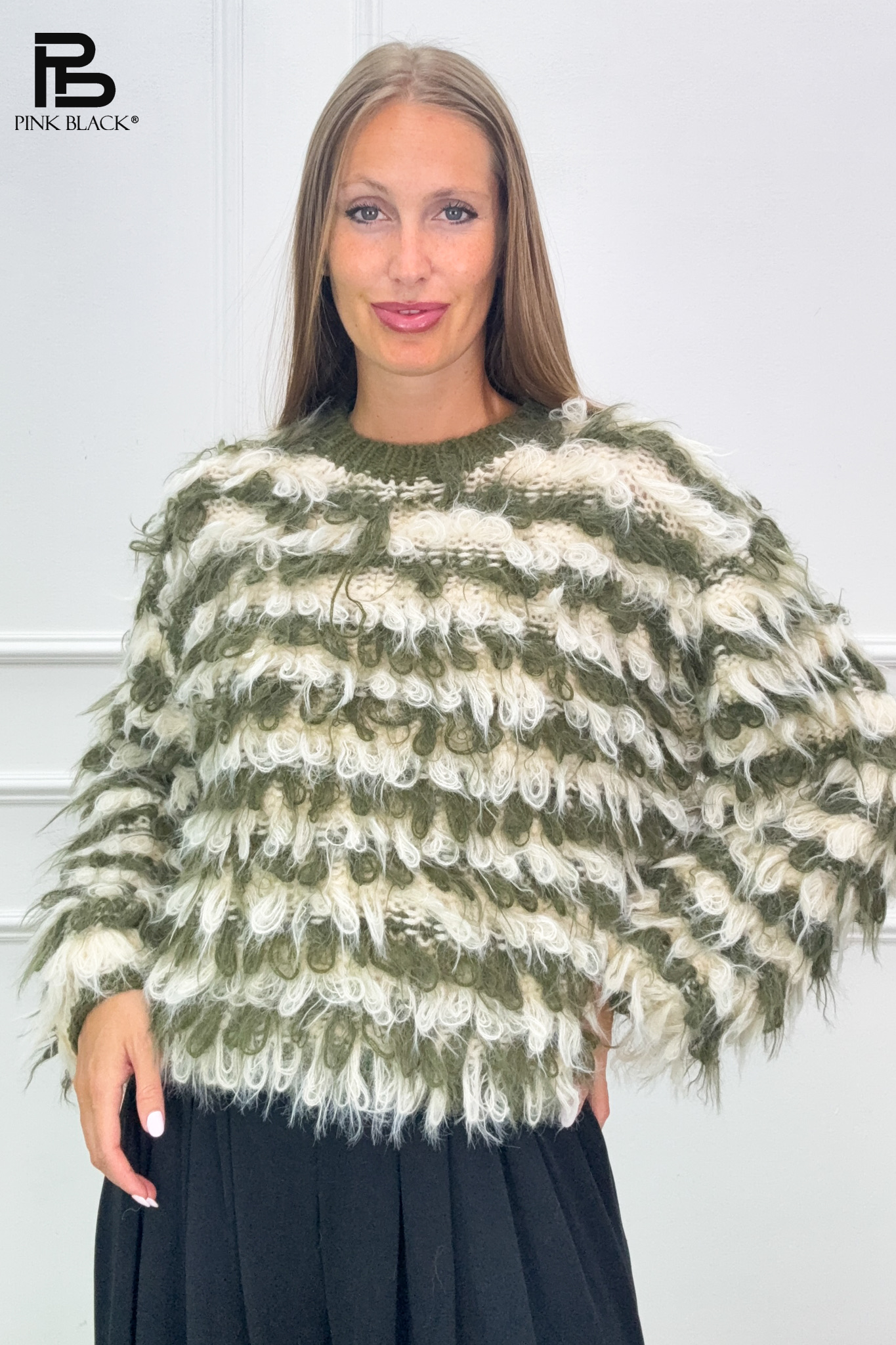 Sweter Oversize z Paskami
