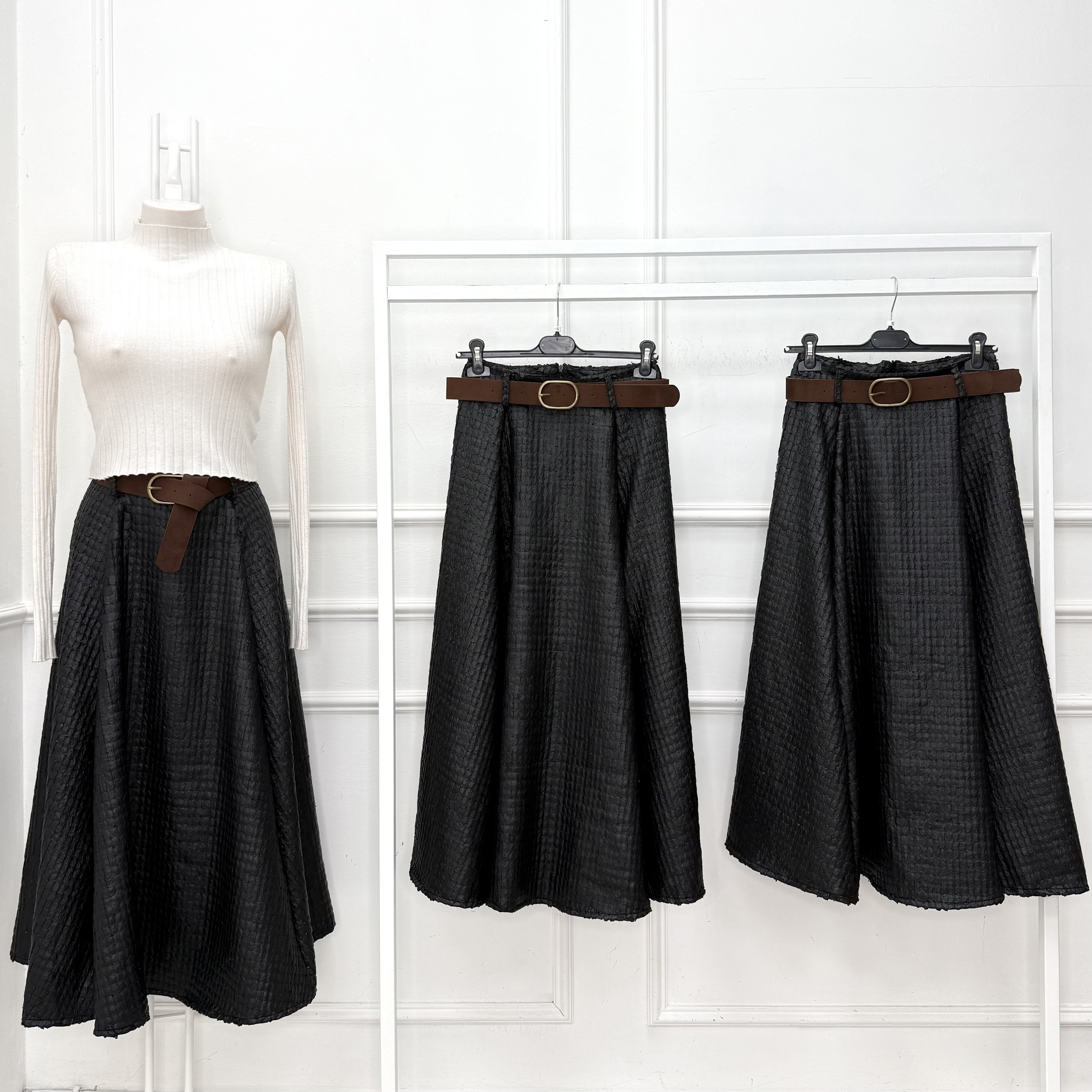 Spodnie Culotte Z Paskiem