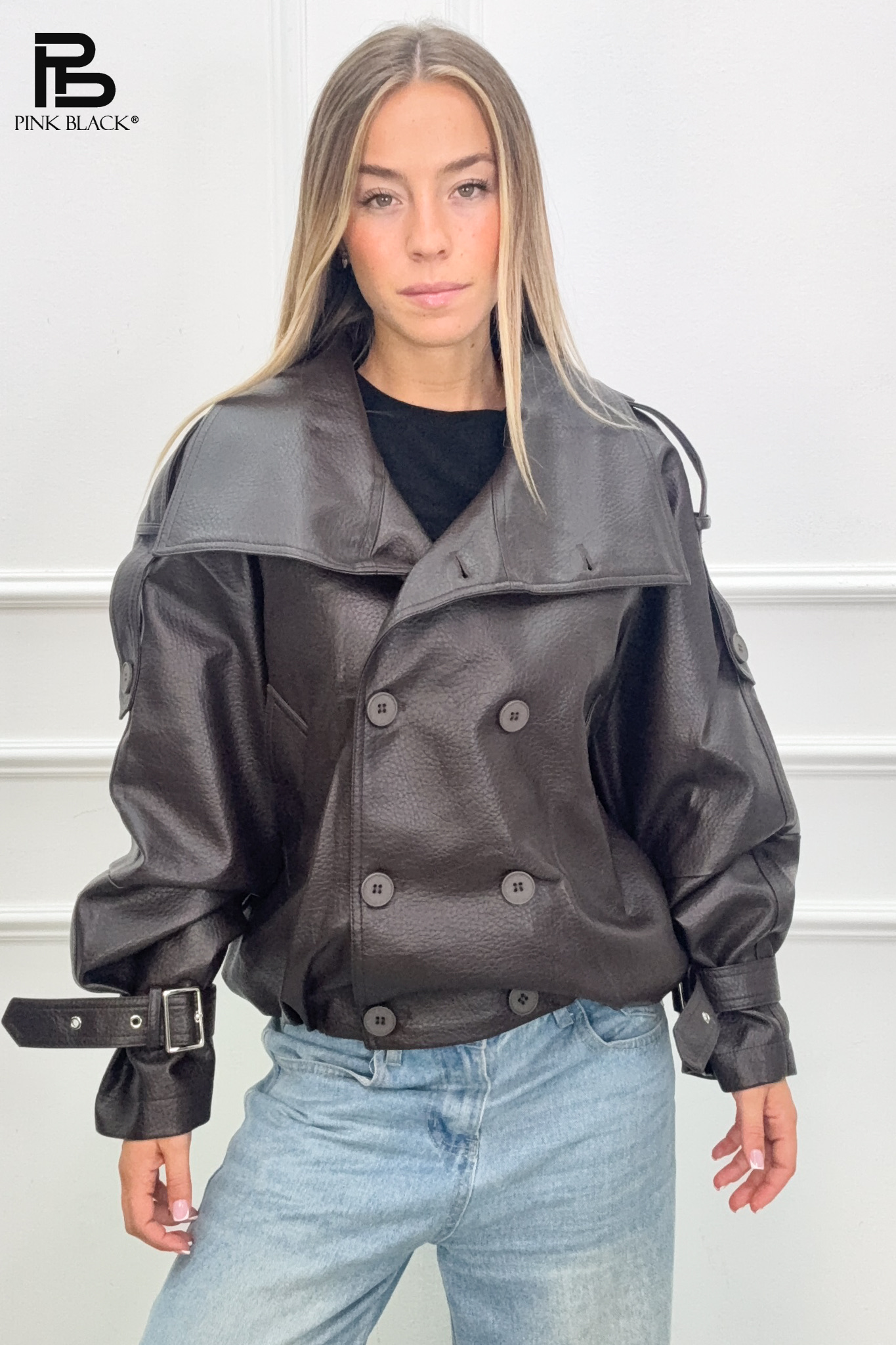 Kurtka Oversize z Klapami