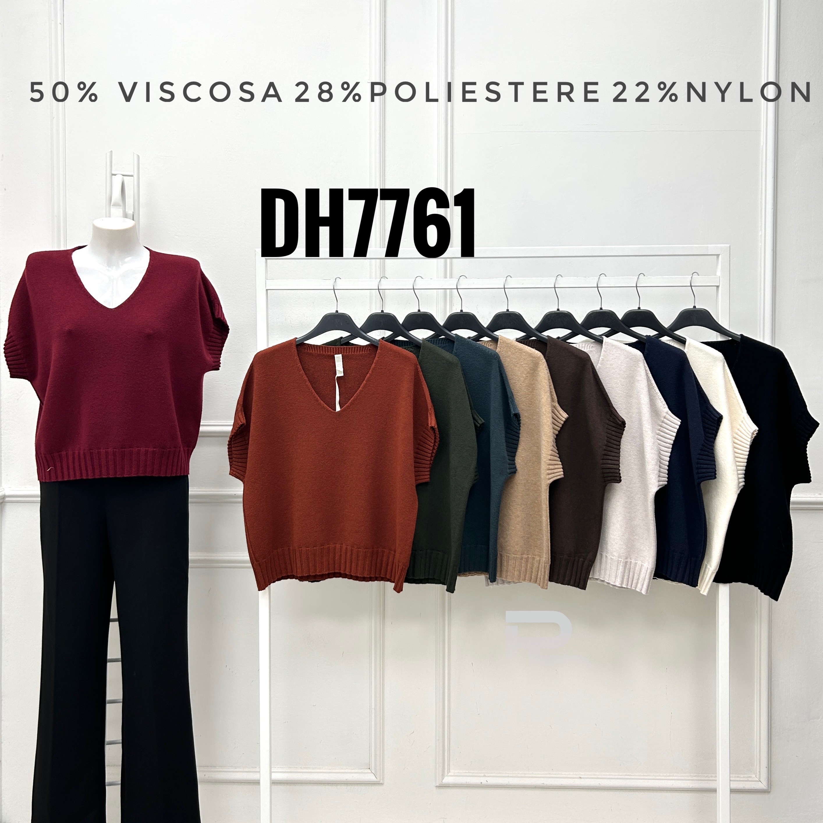Sweter Krótki Rękaw V
