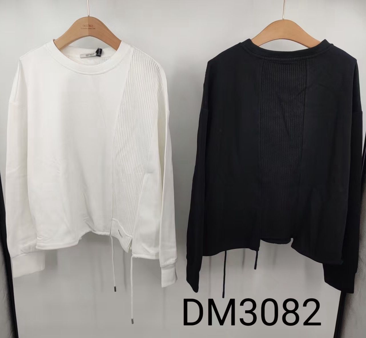 Bluza Luźny Krój z Troczkami