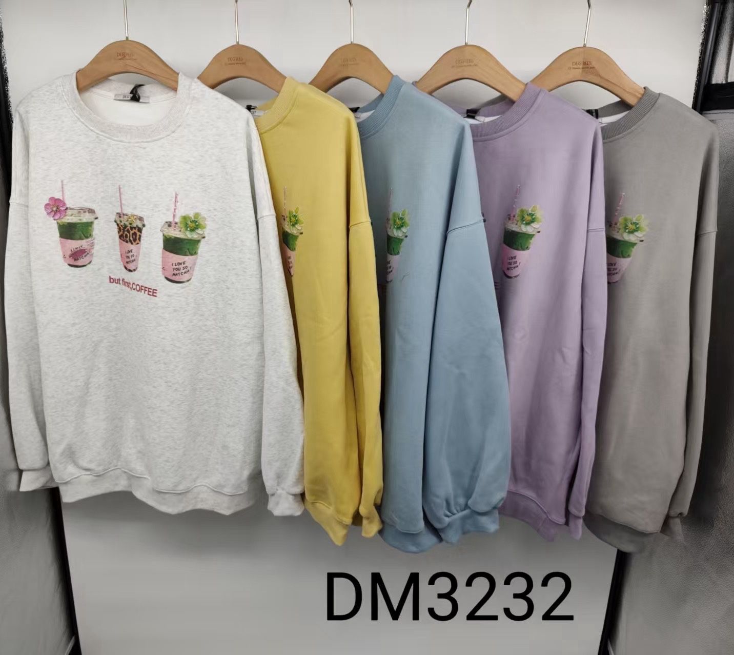 Bluza Luźna z Nadrukiem