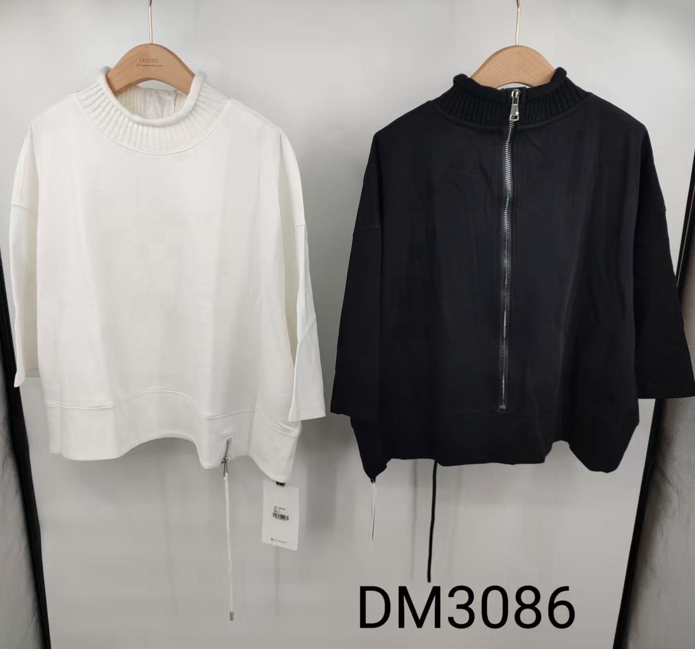Bluza Luźna Ze Stójką