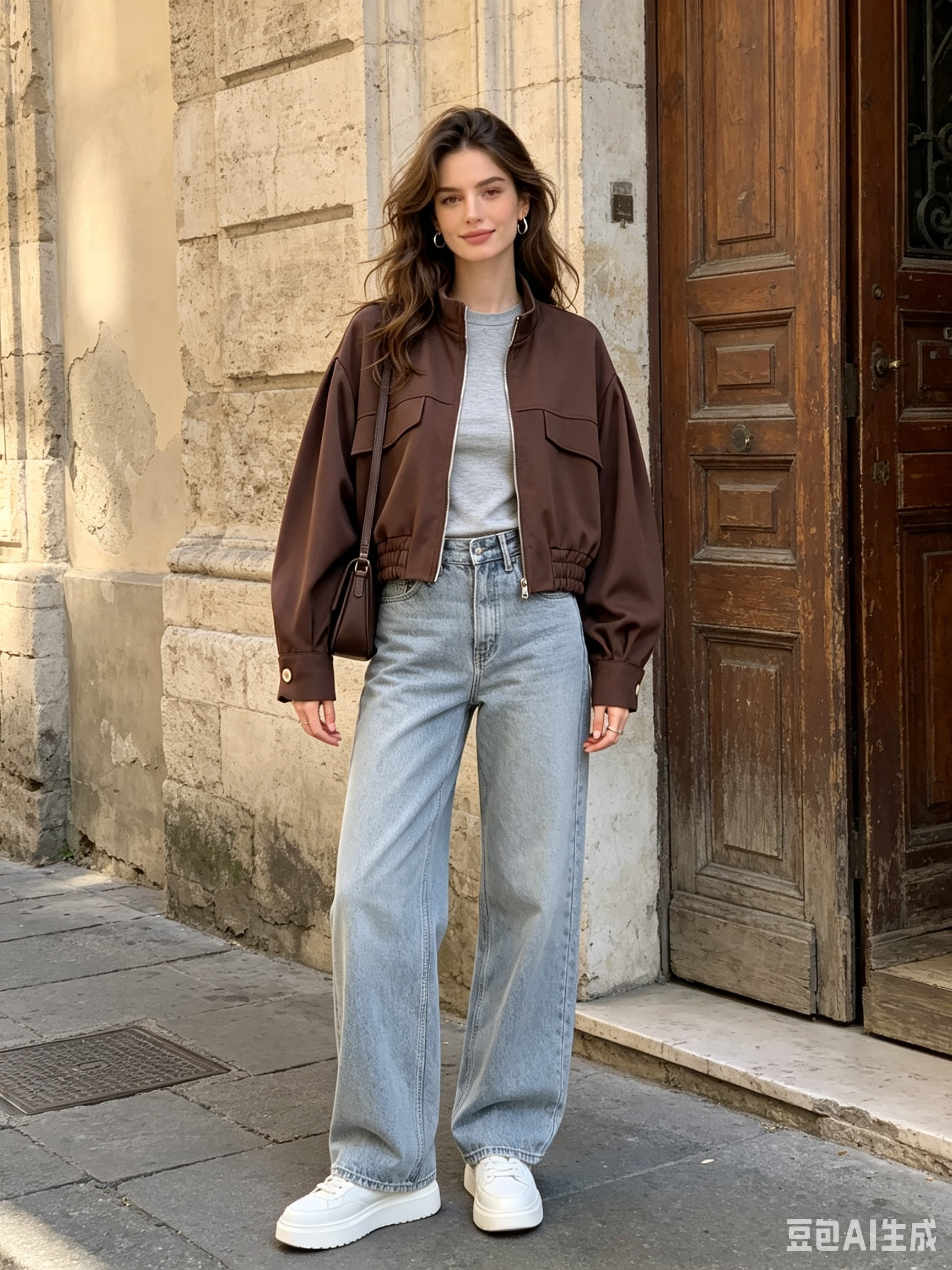 Kurtka Oversize Cropped