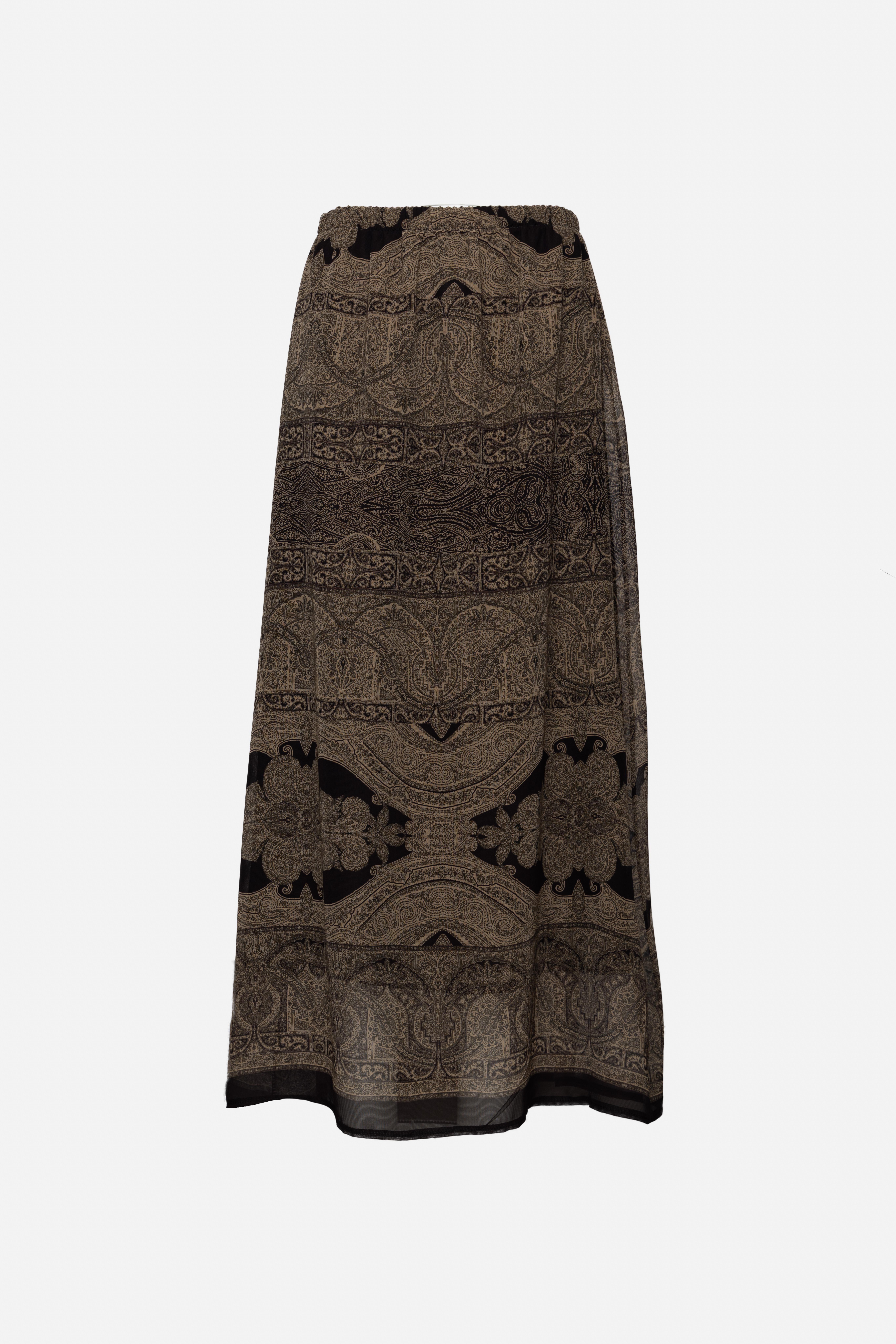 Spódnica Maxi A-line Ornament