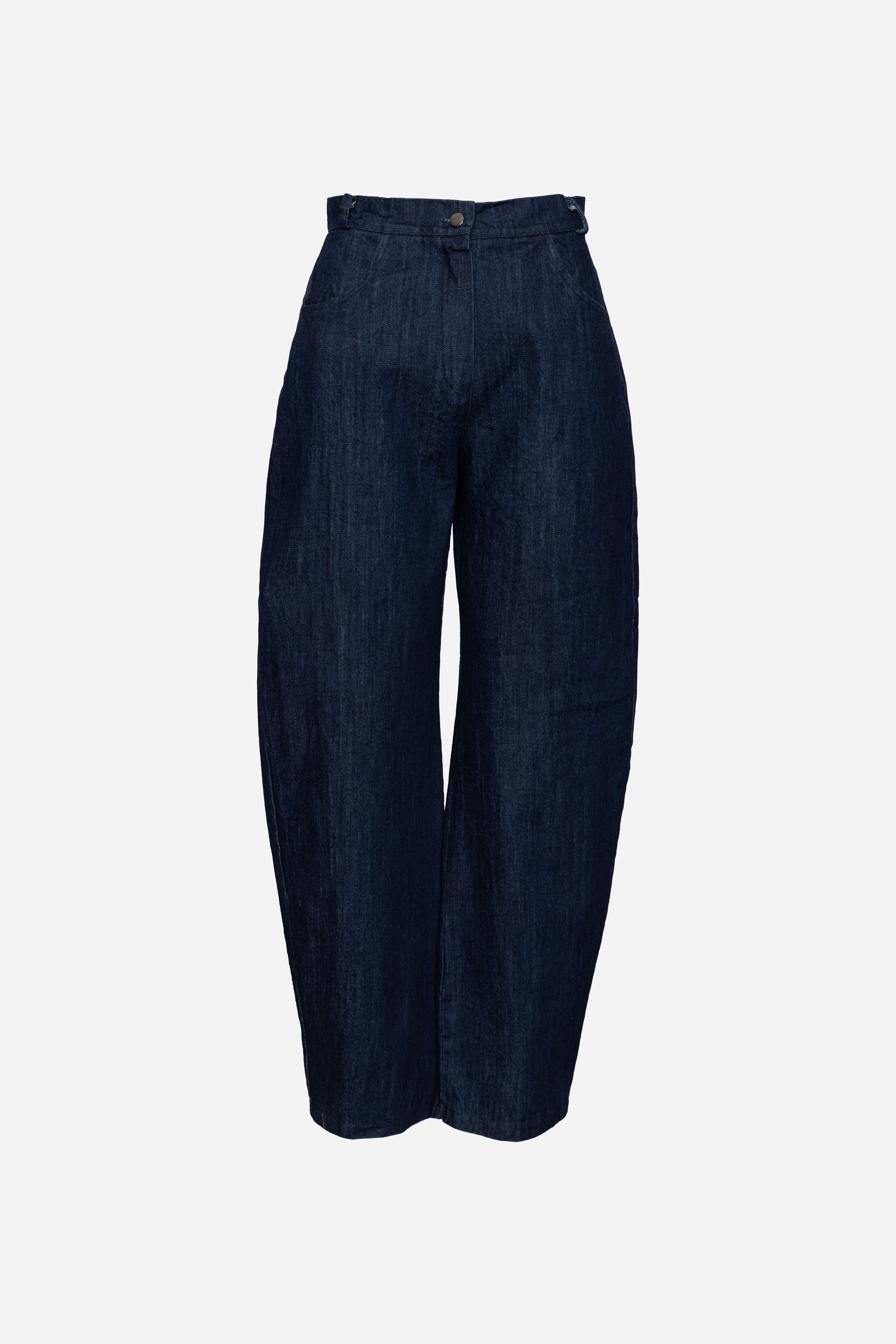 Spodnie Wide Leg z Wysokim Stanem