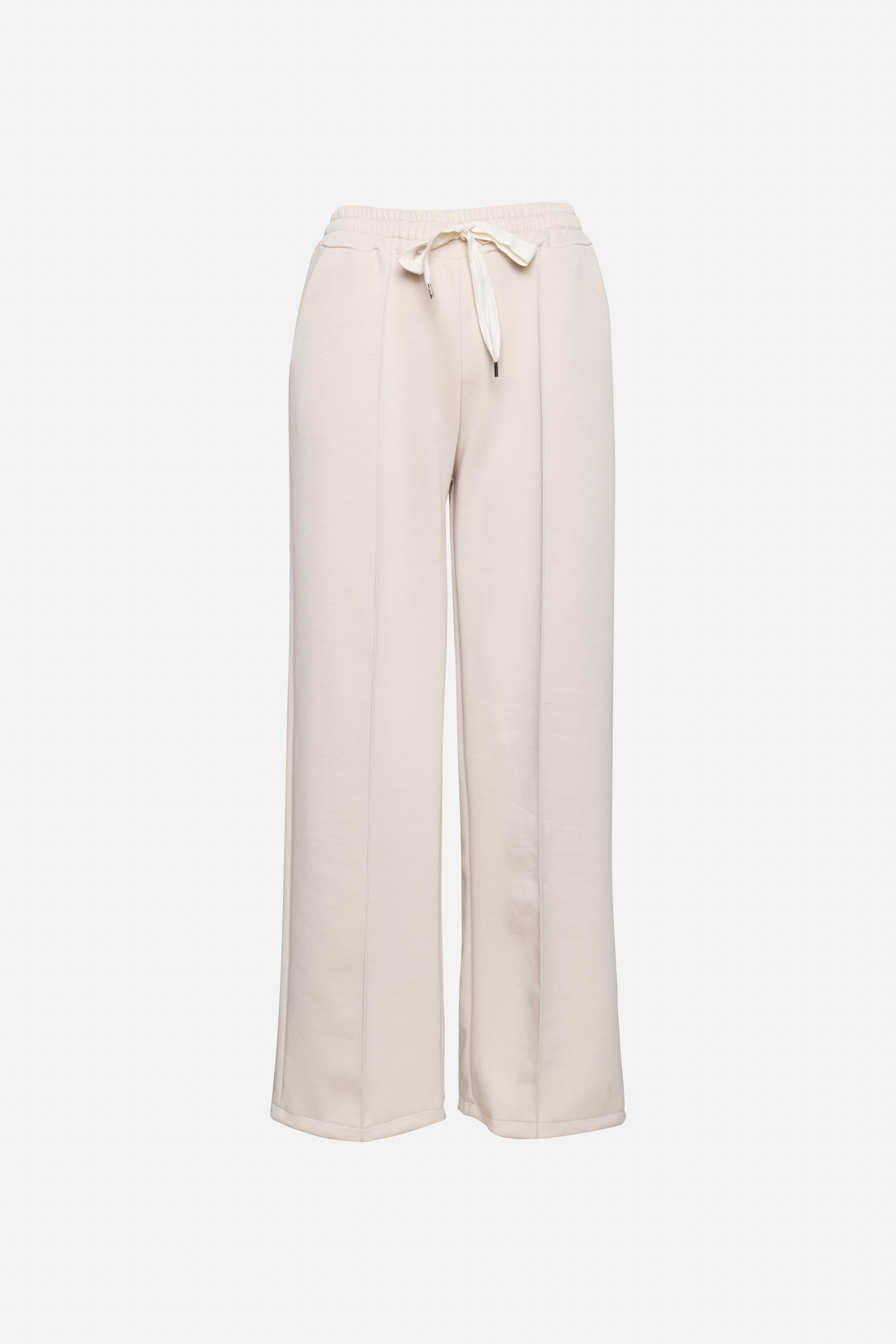 Spodnie Wide Leg z Troczkami
