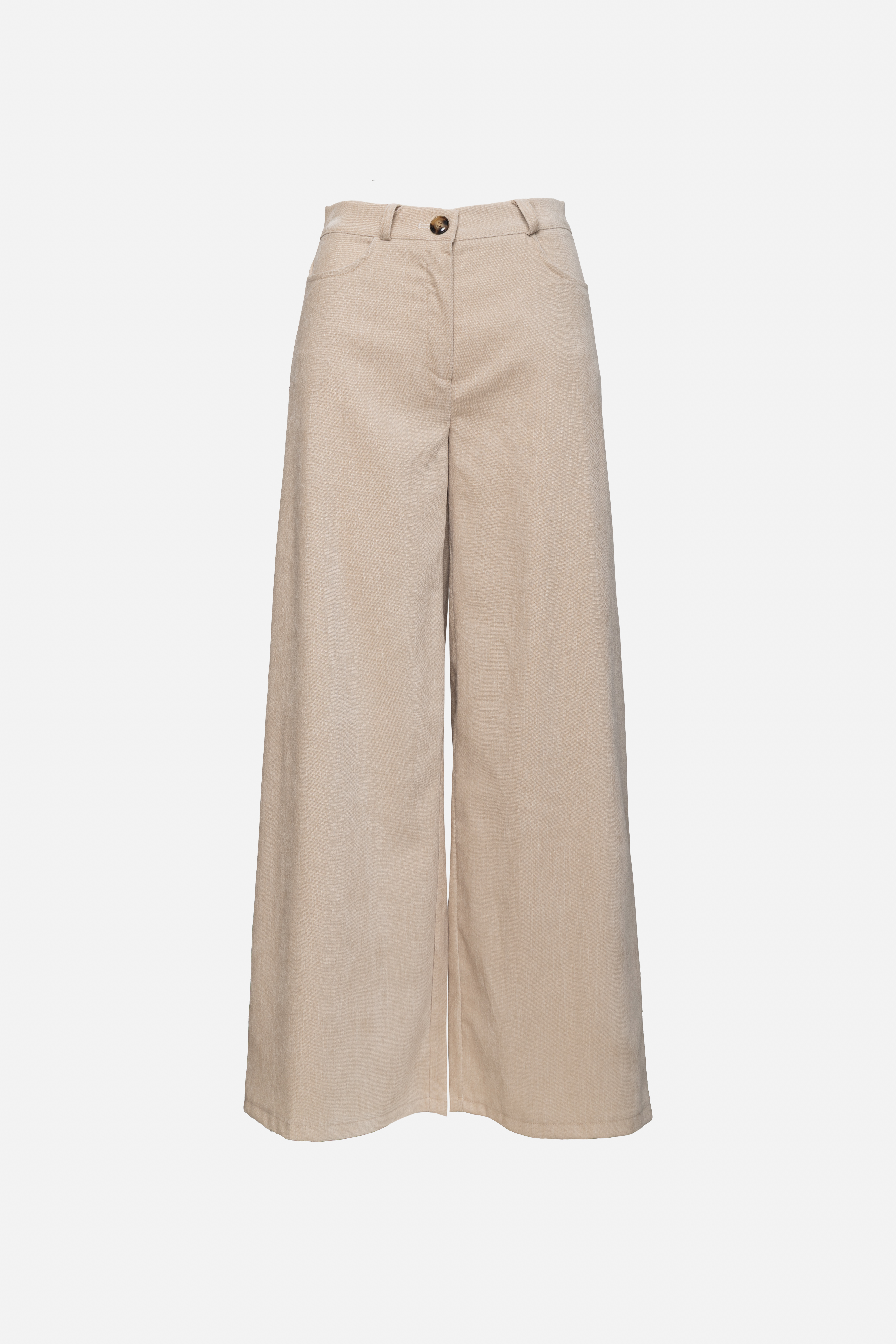 Spodnie Wide Leg Wysoki Stan