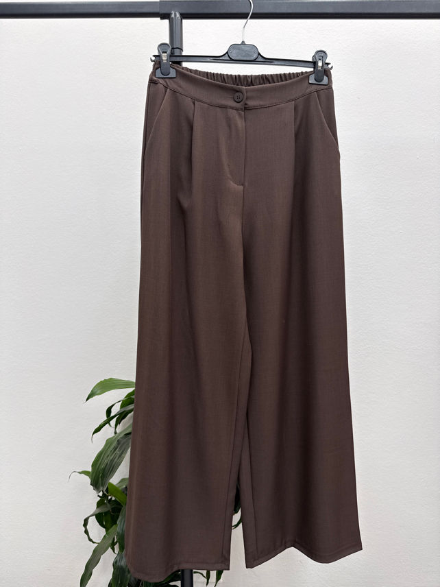 Spodnie Wide Leg z Plisami
