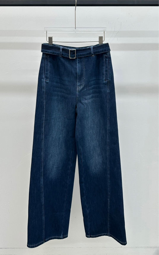 Spodnie Wide Leg z Paskiem