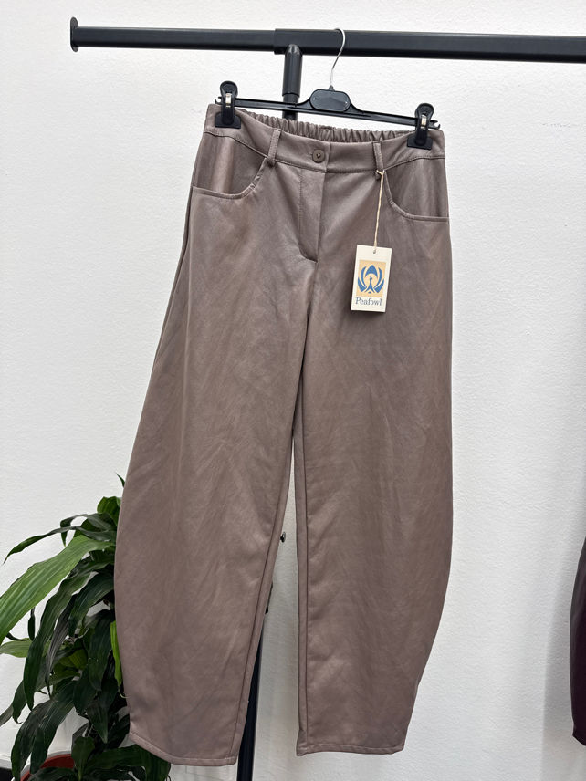 Spodnie Wide Leg Z Gumką