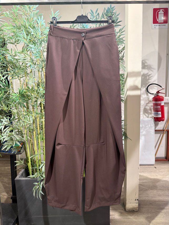 Spodnie Wide Leg z Plisami