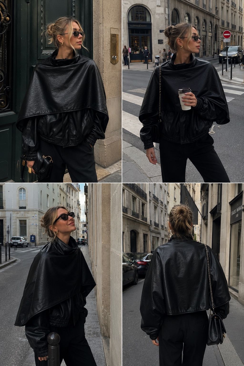 Kurtka Bomber Oversize Stójka