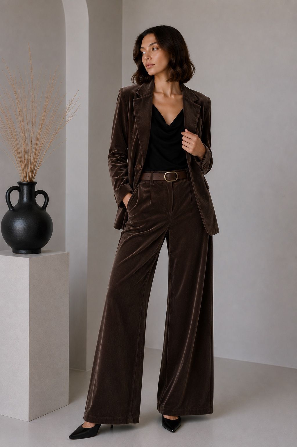 Spodnie Wide Leg Eleganckie