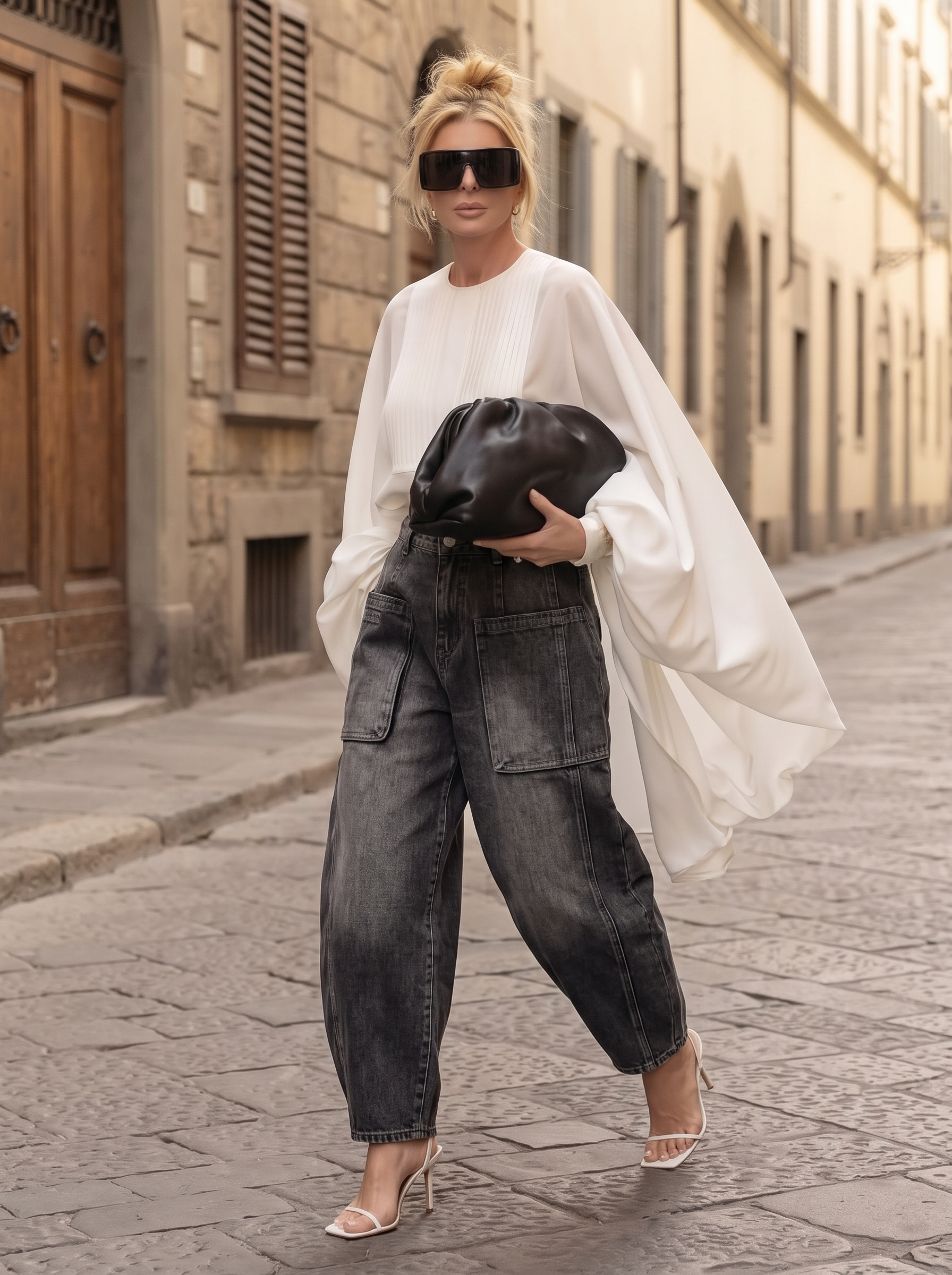 Spodnie Jeans Proste 7/8