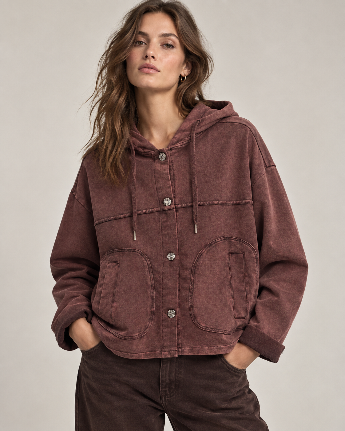 Kurtka Oversize Z Kapturem
