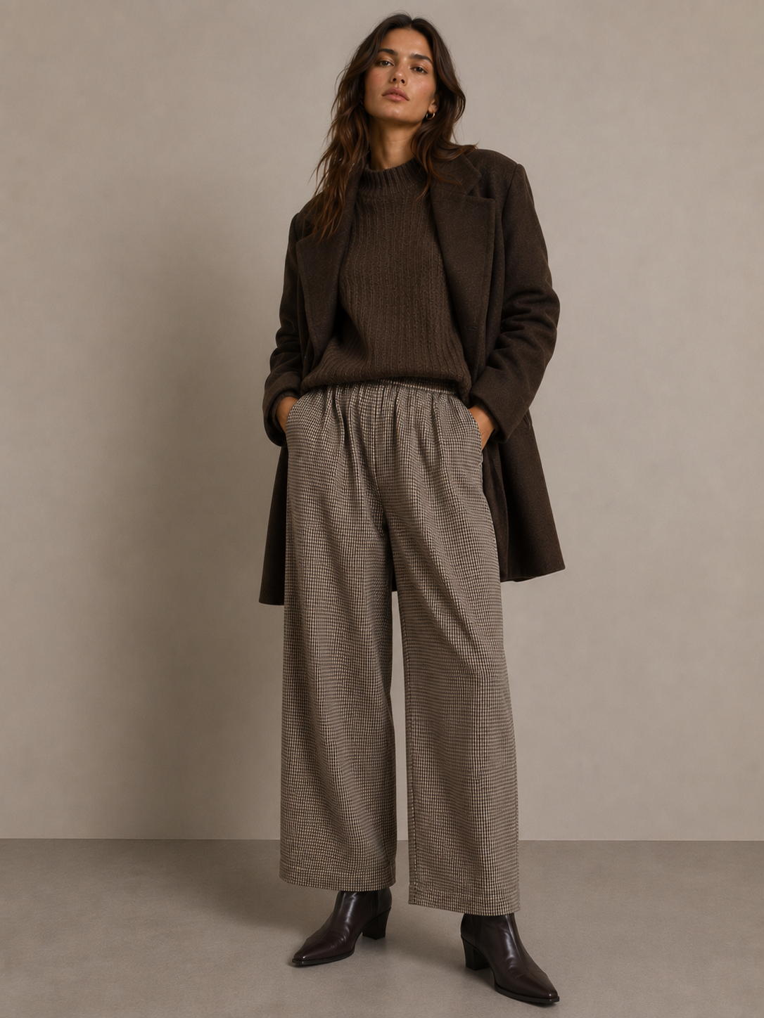 Spodnie Wide Leg Krata