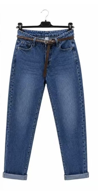 Spodnie Jeans Baggy Do Kostki