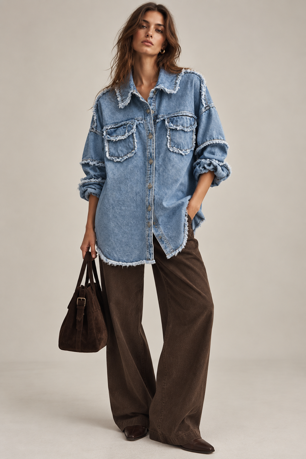 Koszula Oversize Jeansowa