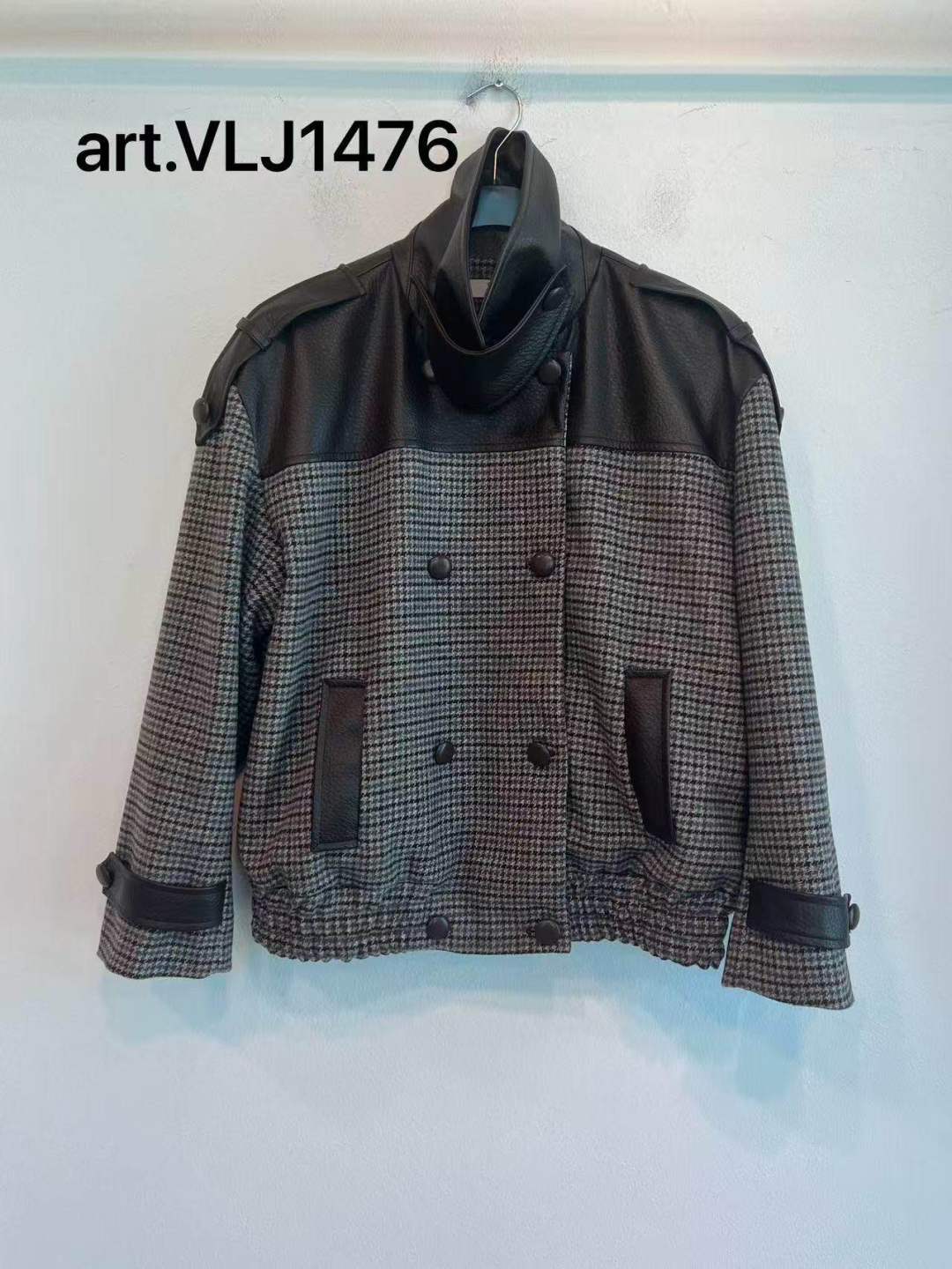 Kurtka Bomber z Stójką
