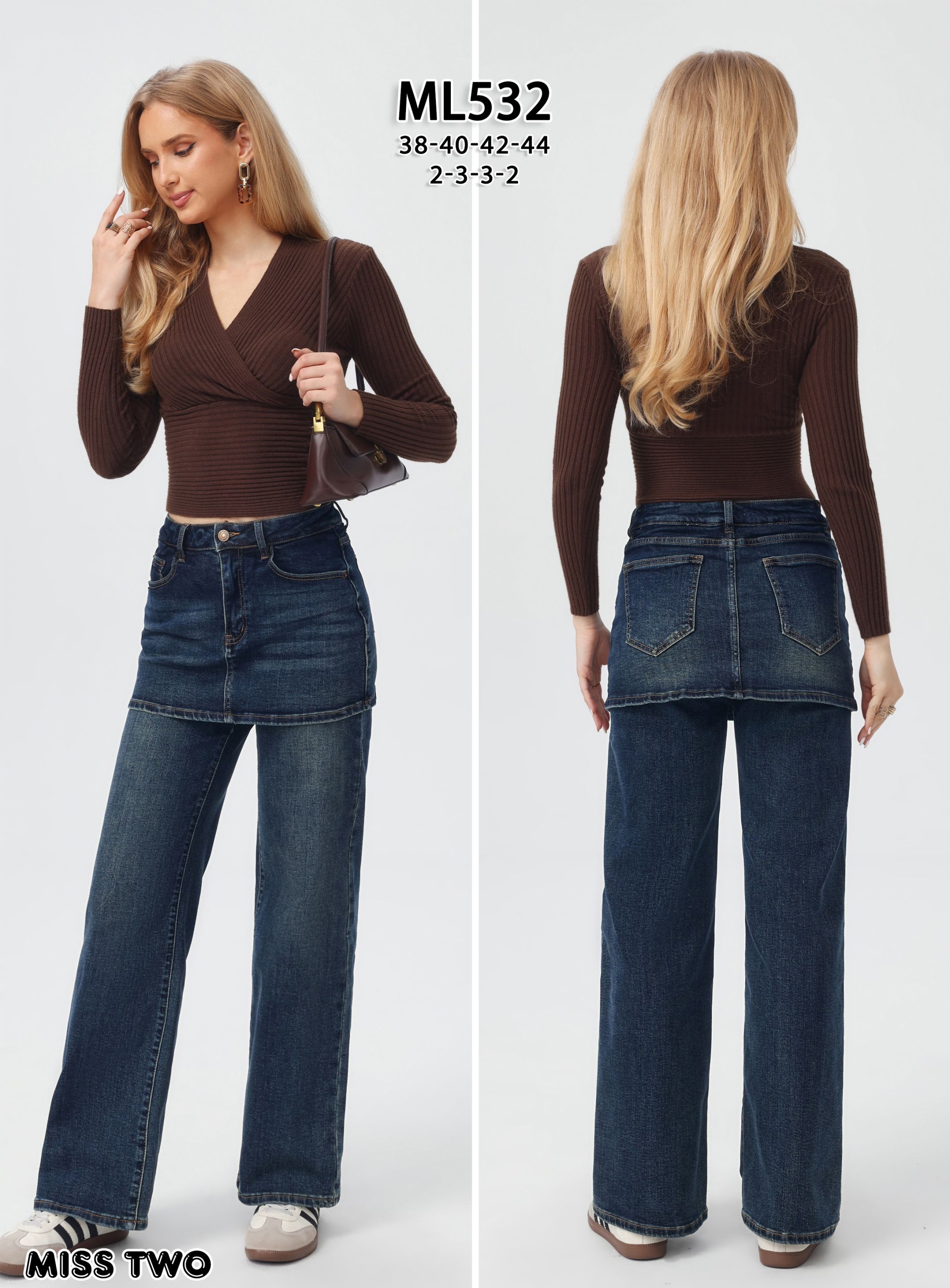 Spodnie Jeans Wide Leg