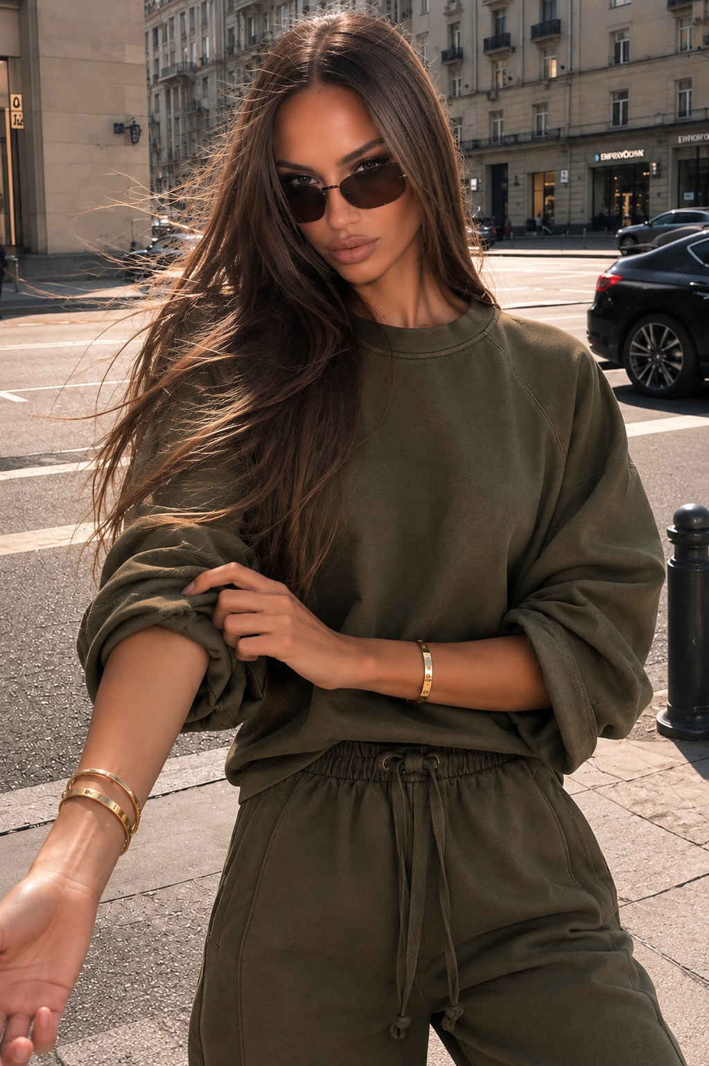 Bluza Oversize Z Kapturem