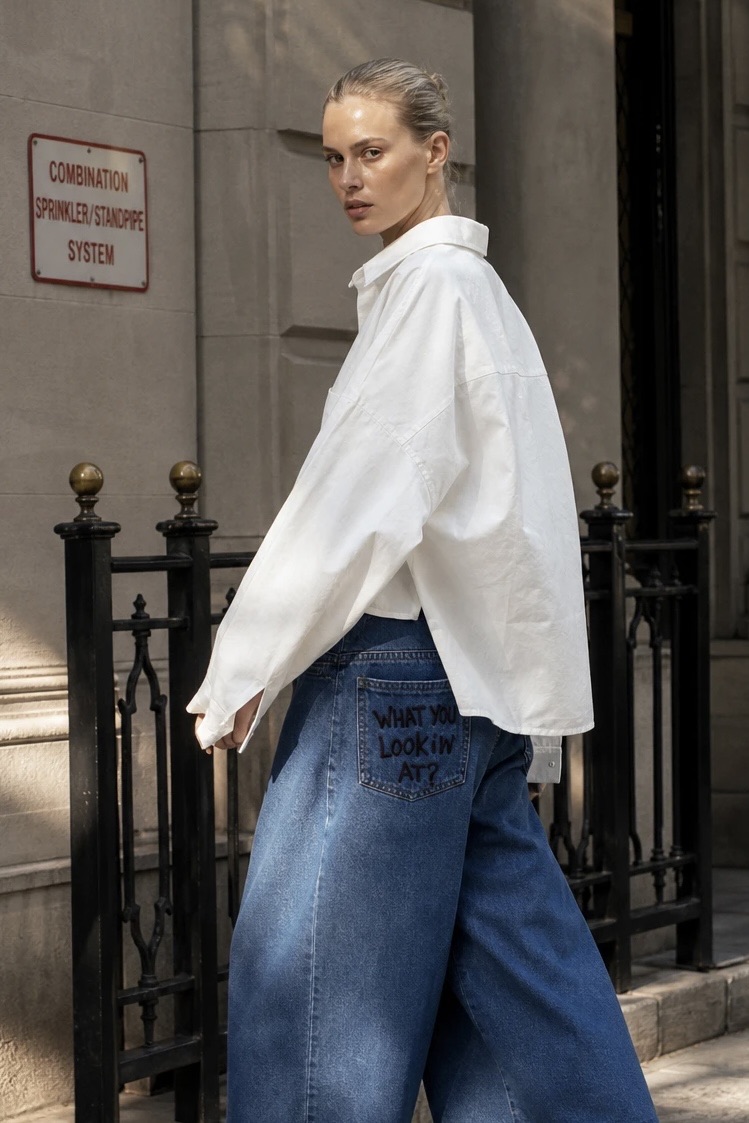 Spodnie Luźne Wide Leg
