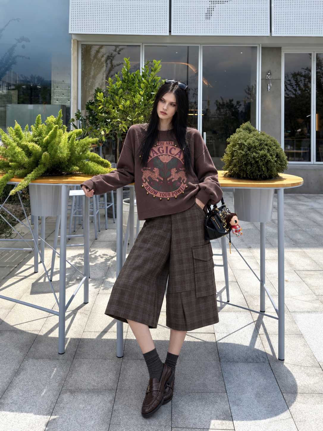 Bluza Oversize z Napisem