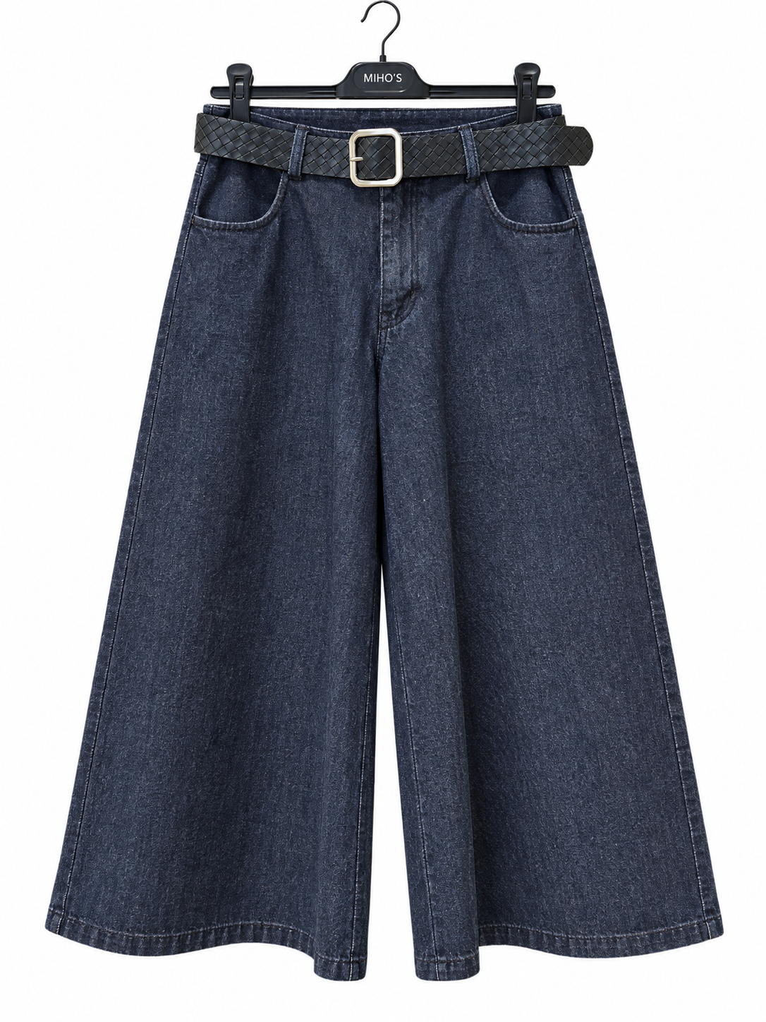 Spodnie Wide Leg z Paskiem