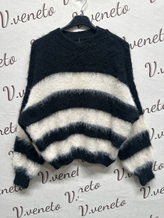 Sweter Oversize w Paski