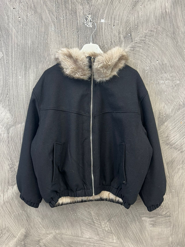 Kurtka Bomber Oversize z Kapturem