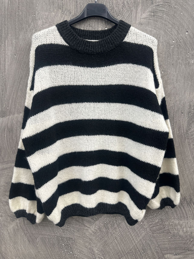 Sweter Oversize z Bufkami