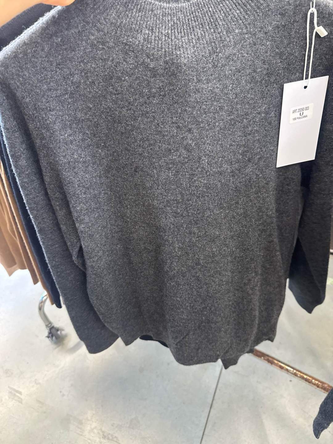 Sweter Półgolf Gładki