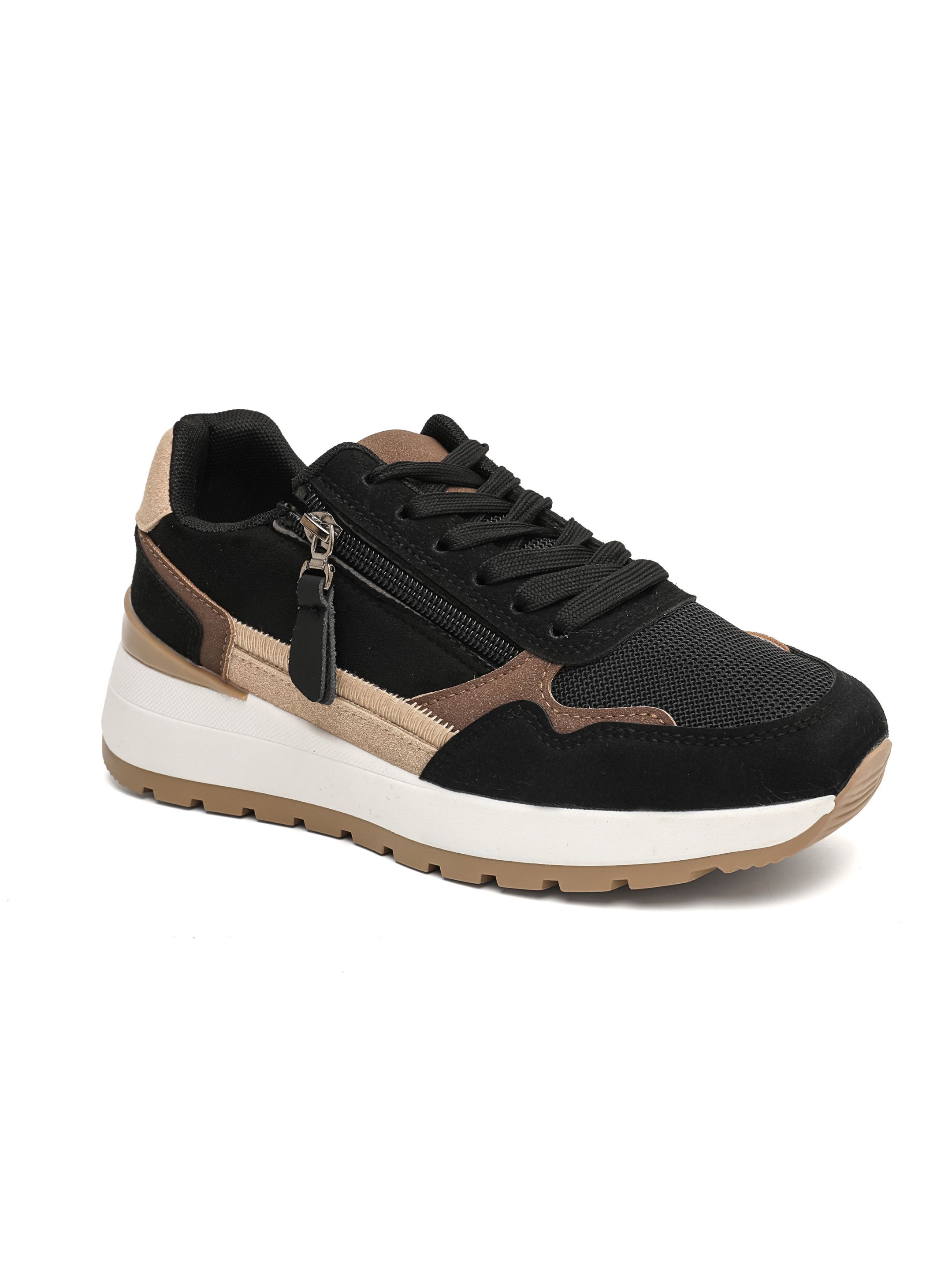 Sneakersy Platforma Z Guzikami