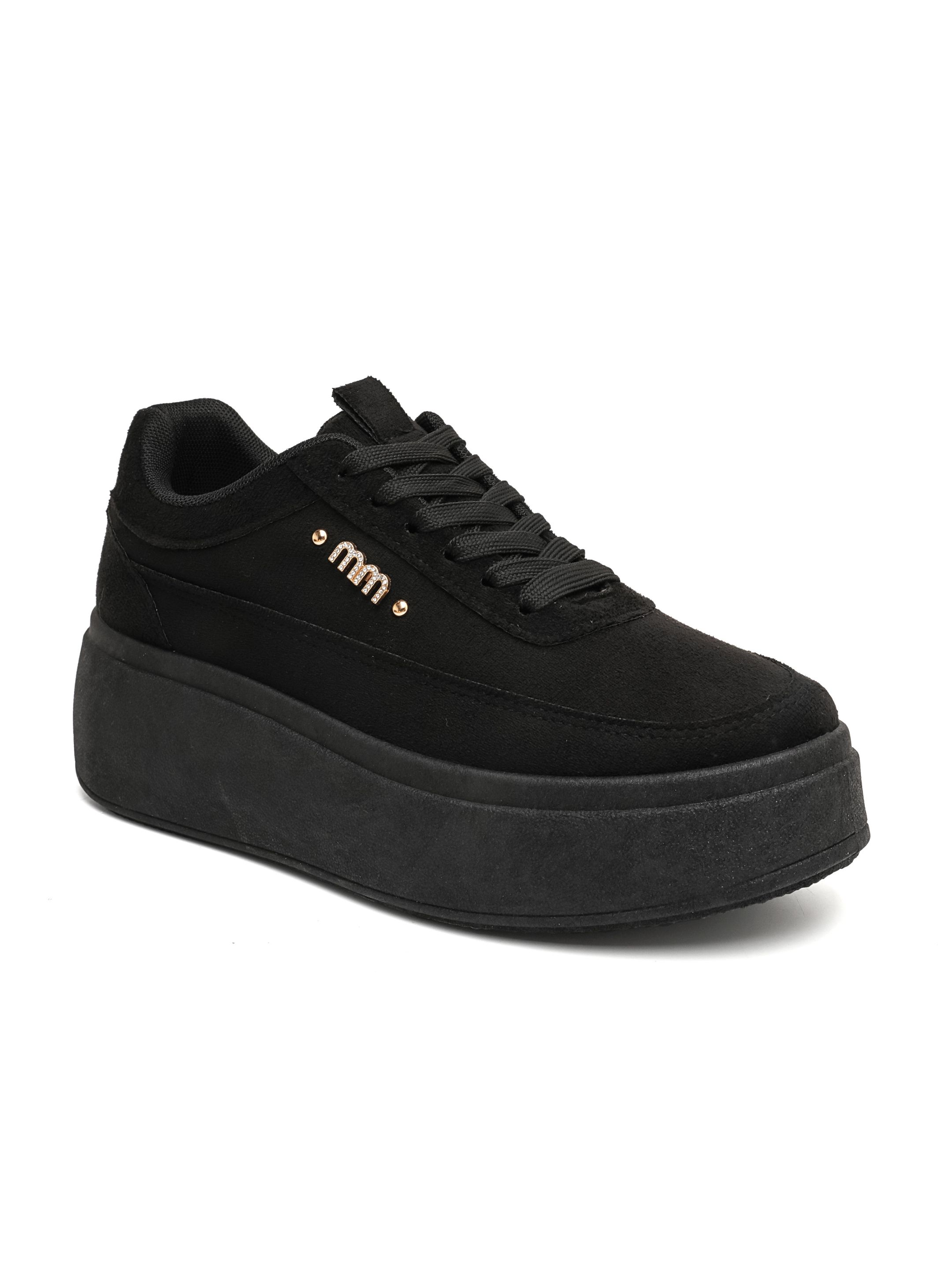 Sneakersy Na Platformie Z Ćwiekami
