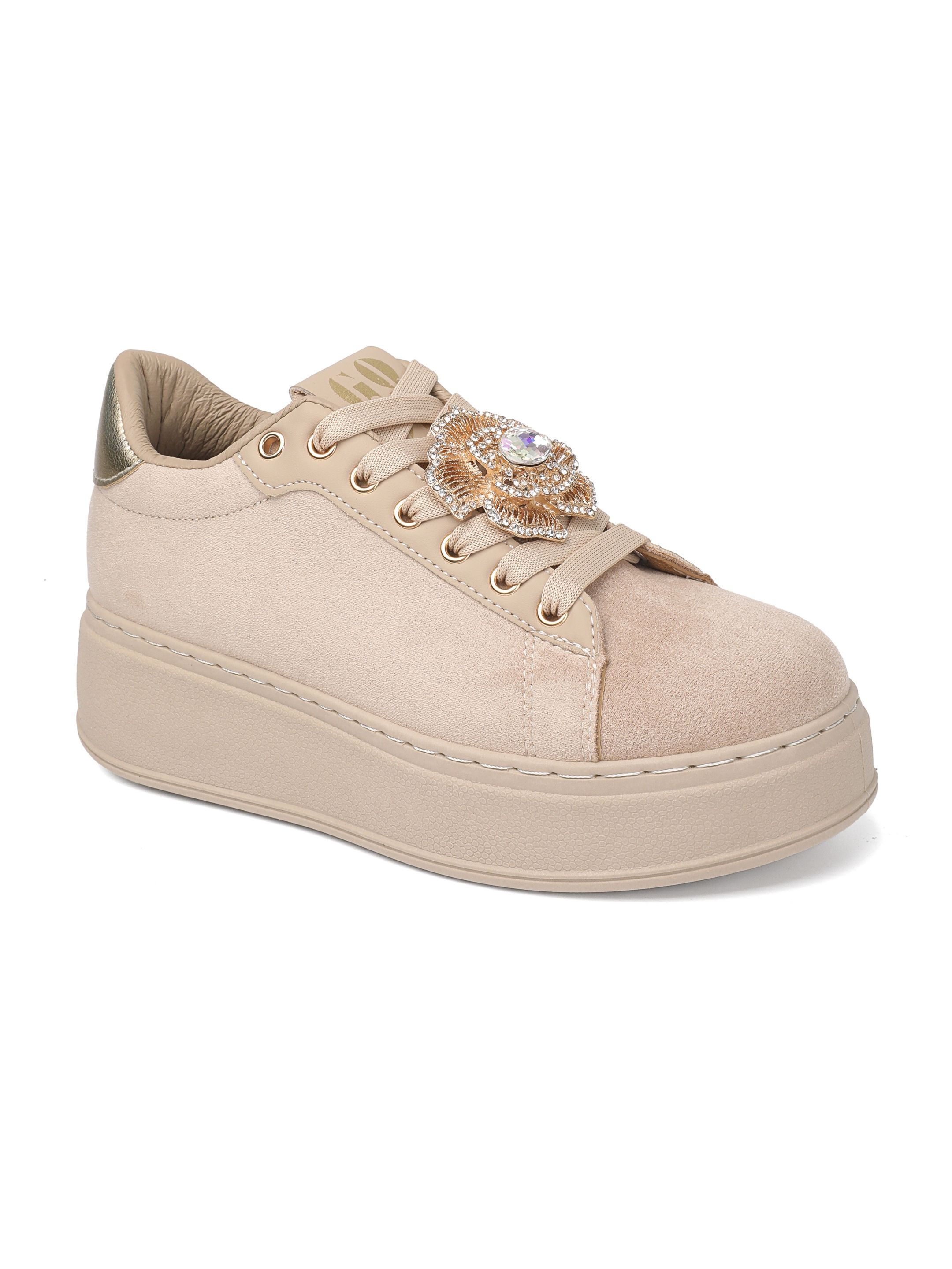 Sneakersy Na Platformie Z Ćwiekami